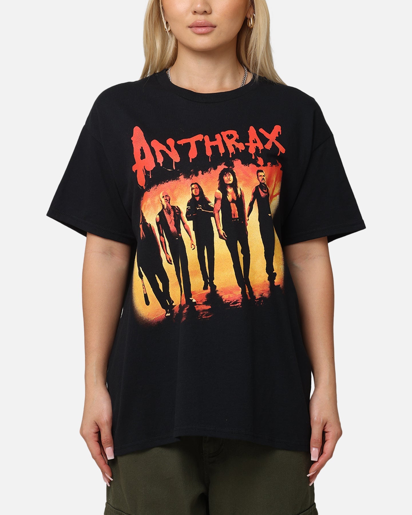 Anthrax Coney Island T-Shirt Black Style001