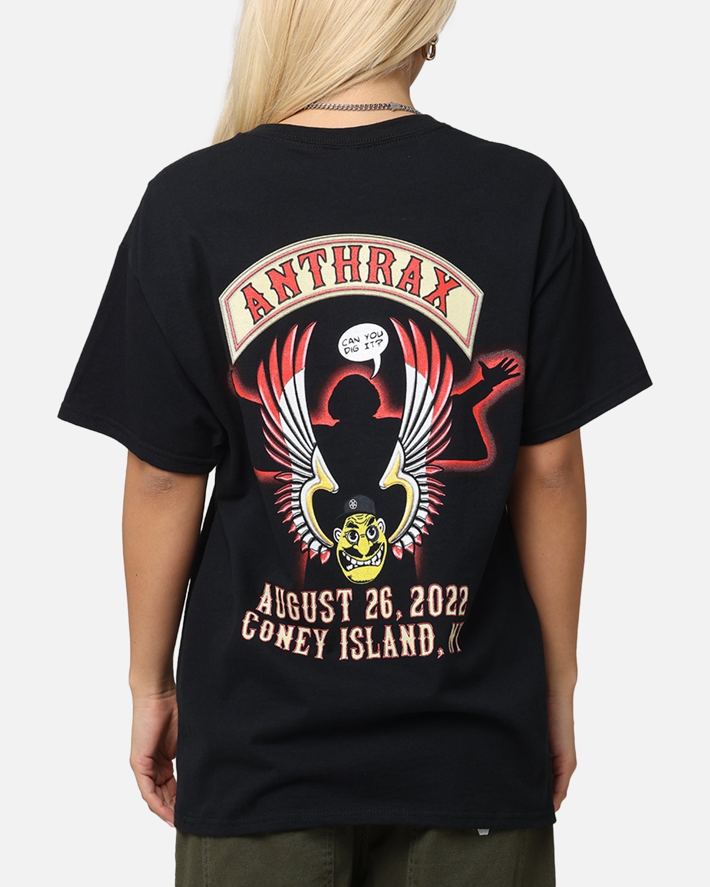 Anthrax Coney Island T-Shirt Black Style001