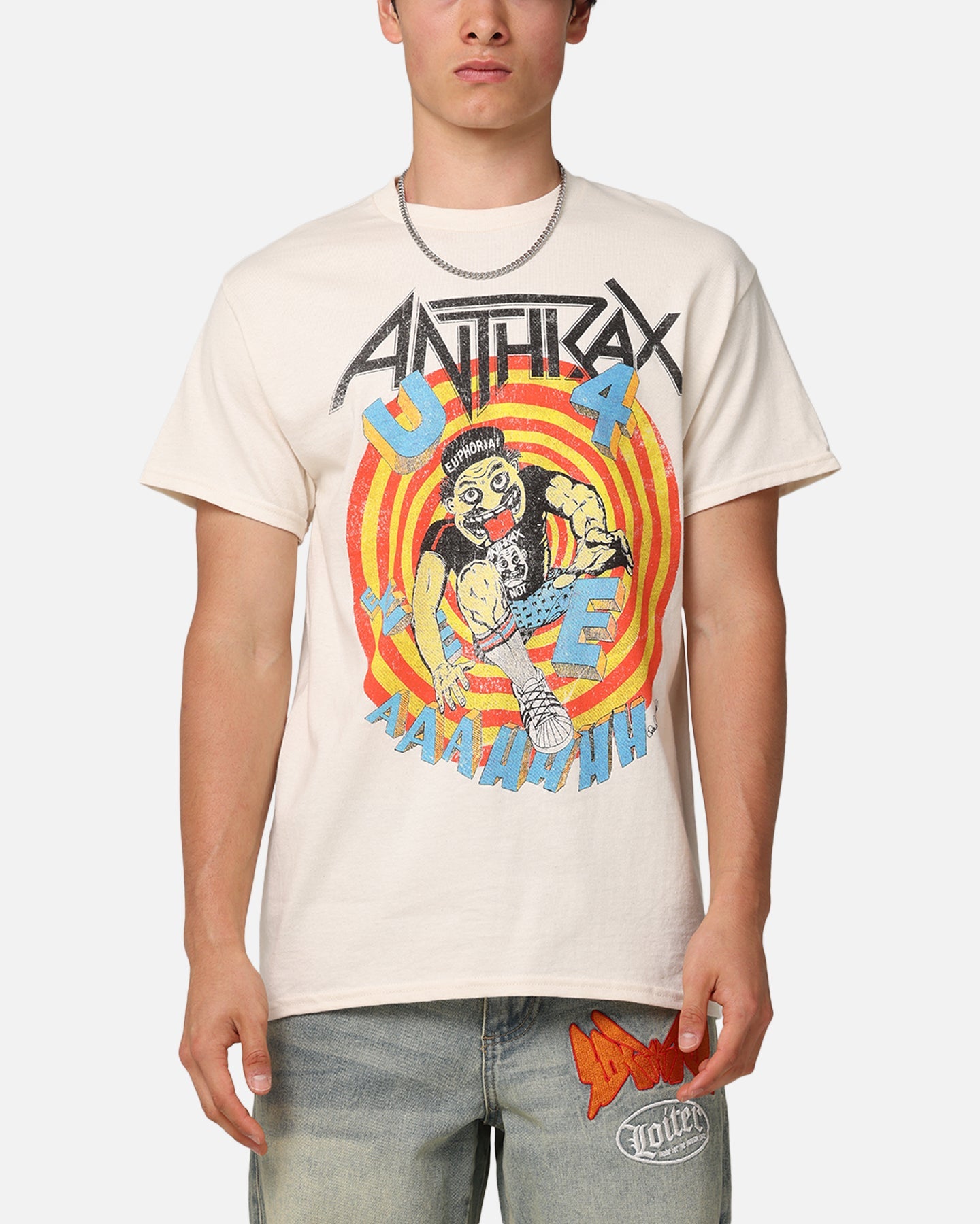 Anthrax U3EEEAAHH T-Shirt Natural
