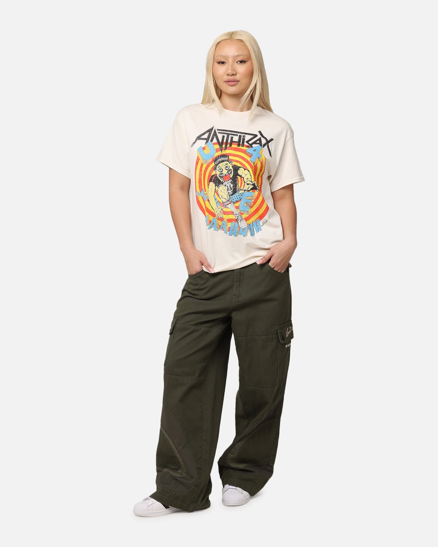 Anthrax U3EEEAAHH T-Shirt Natural Style001