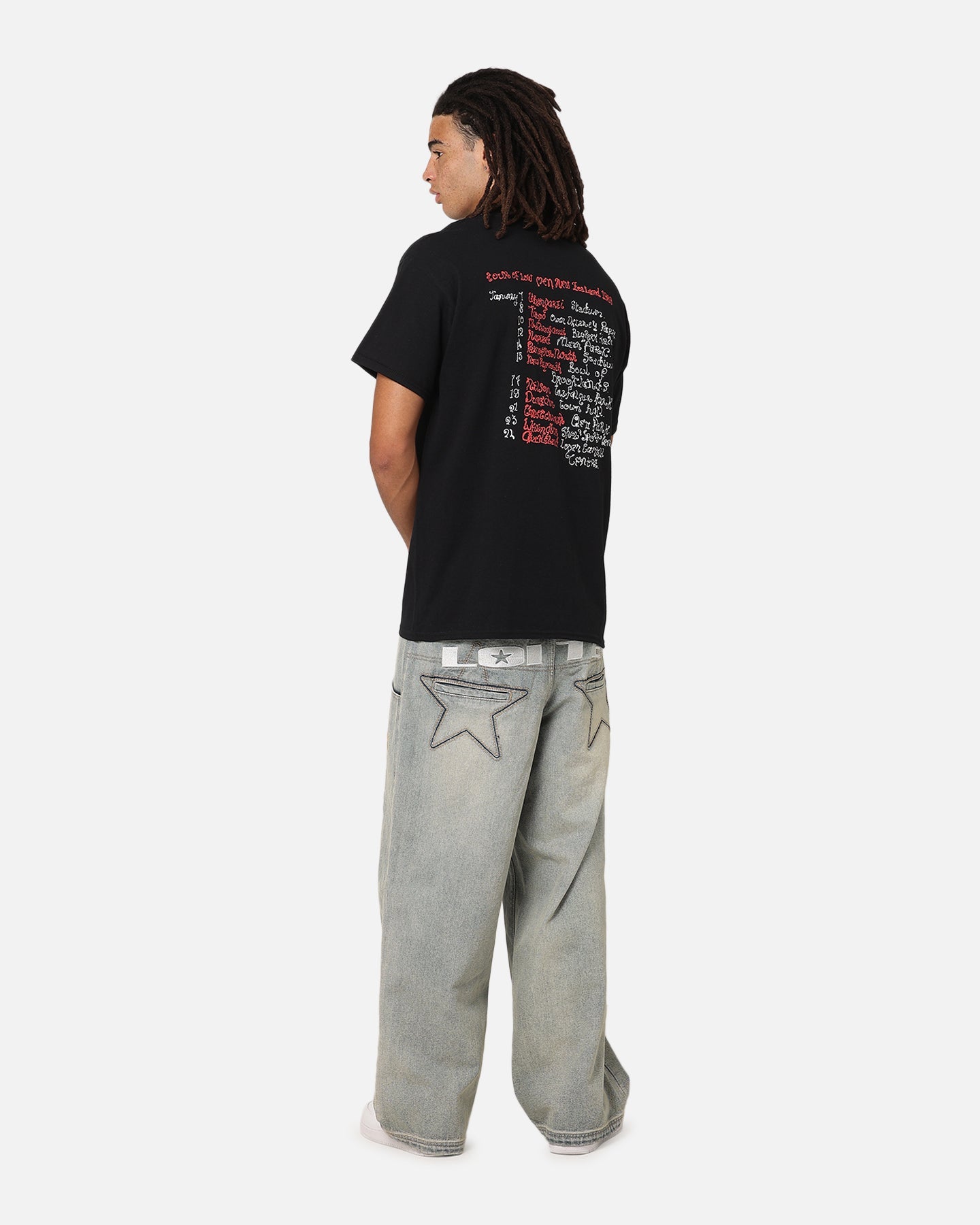 Crowded House Low Men Tour T-Shirt Black
