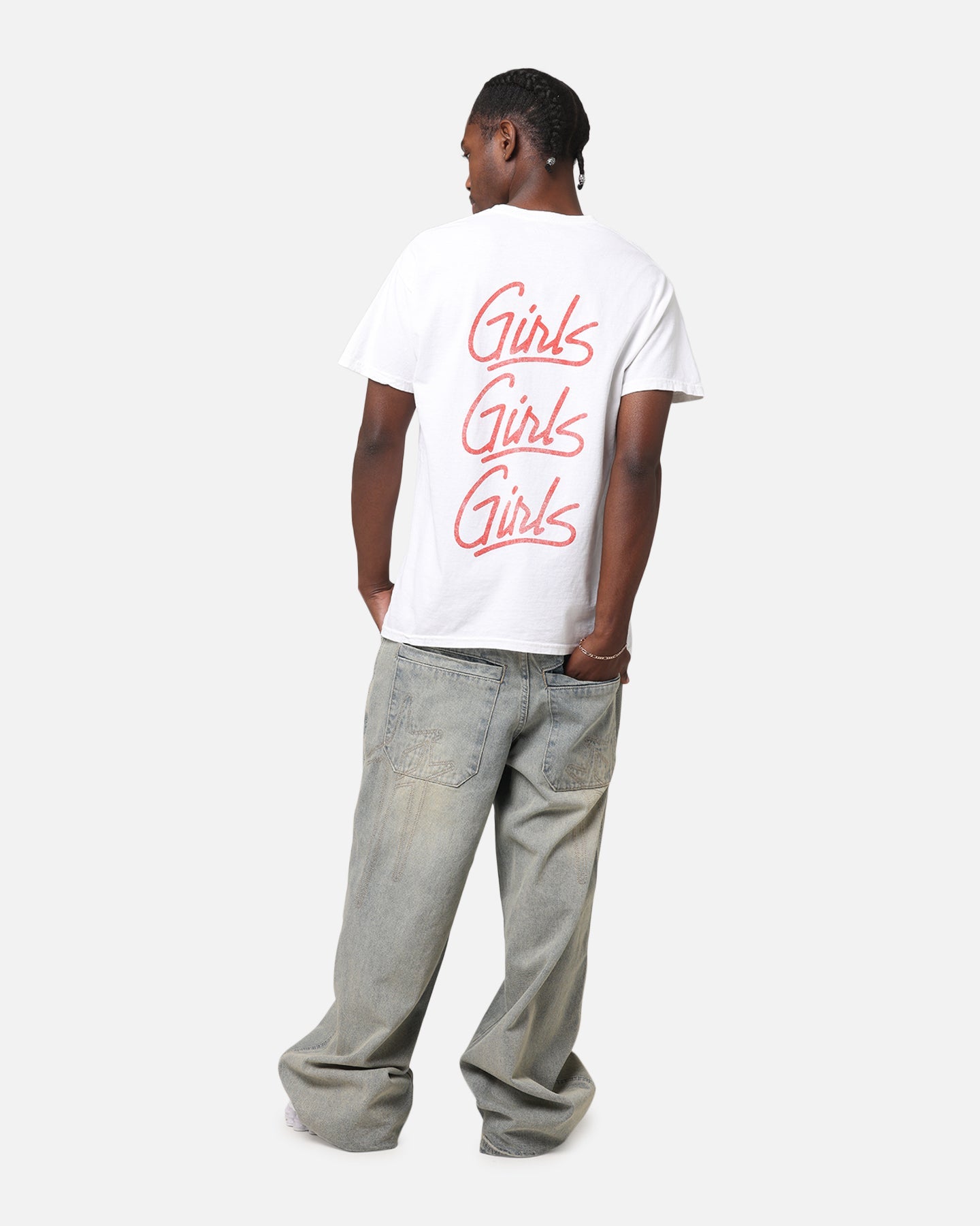 Motley Crue Girls Girls Girls T-Shirt White Vintage