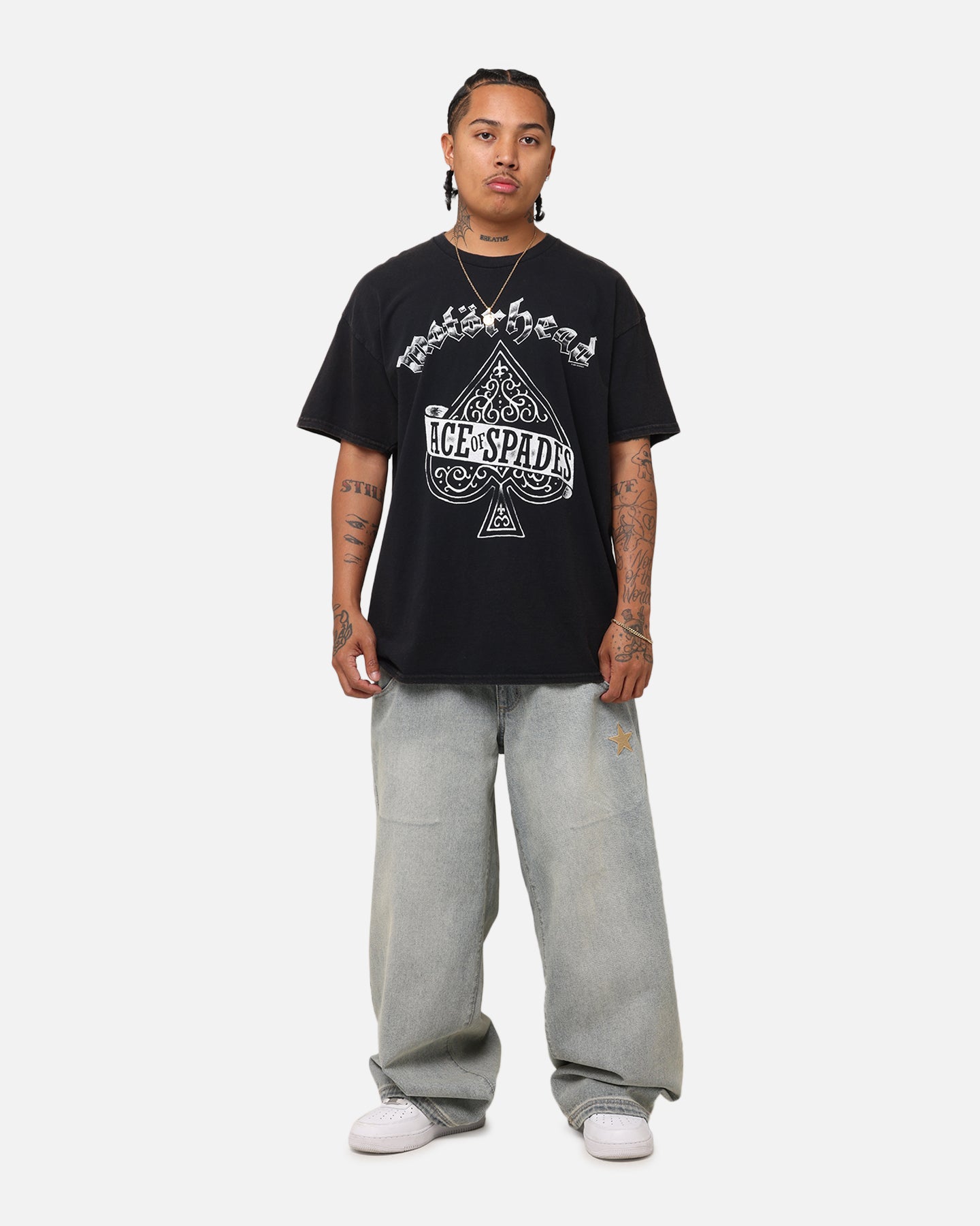 Motorhead Ace Up Your Sleeve T-Shirt Faded Black