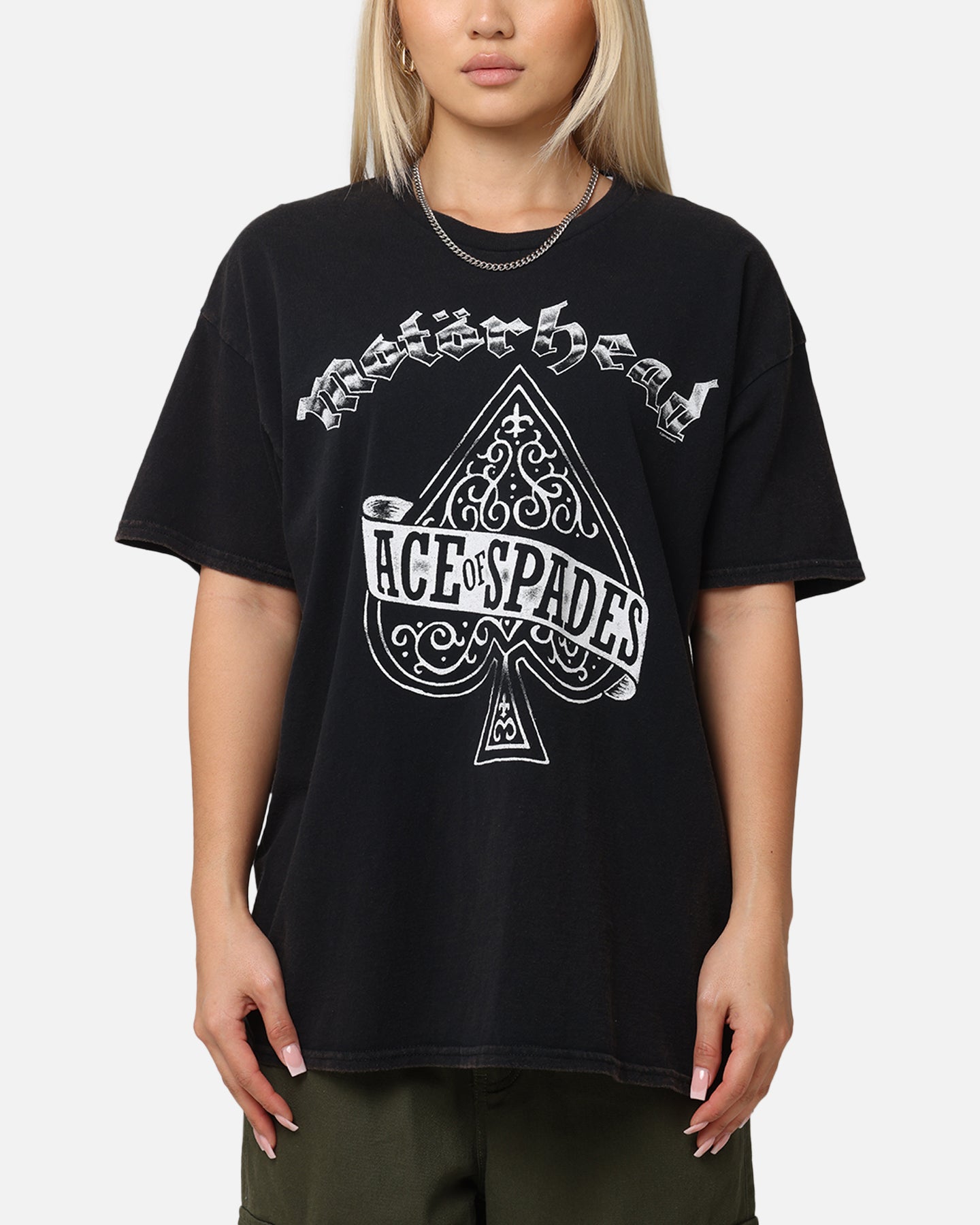 Motorhead Ace Up Your Sleeve T-Shirt Faded Black Style001