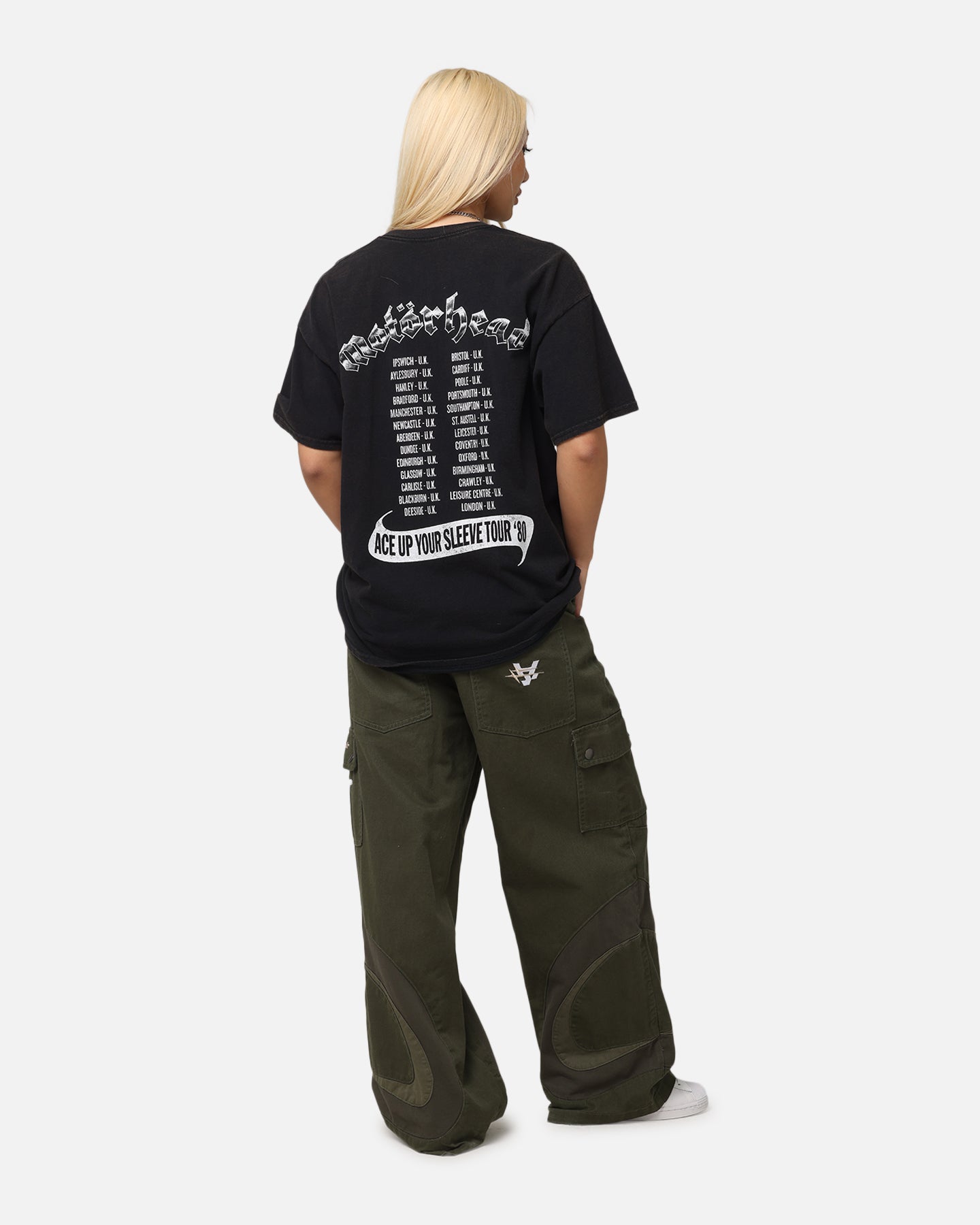 Motorhead Ace Up Your Sleeve T-Shirt Faded Black Style001