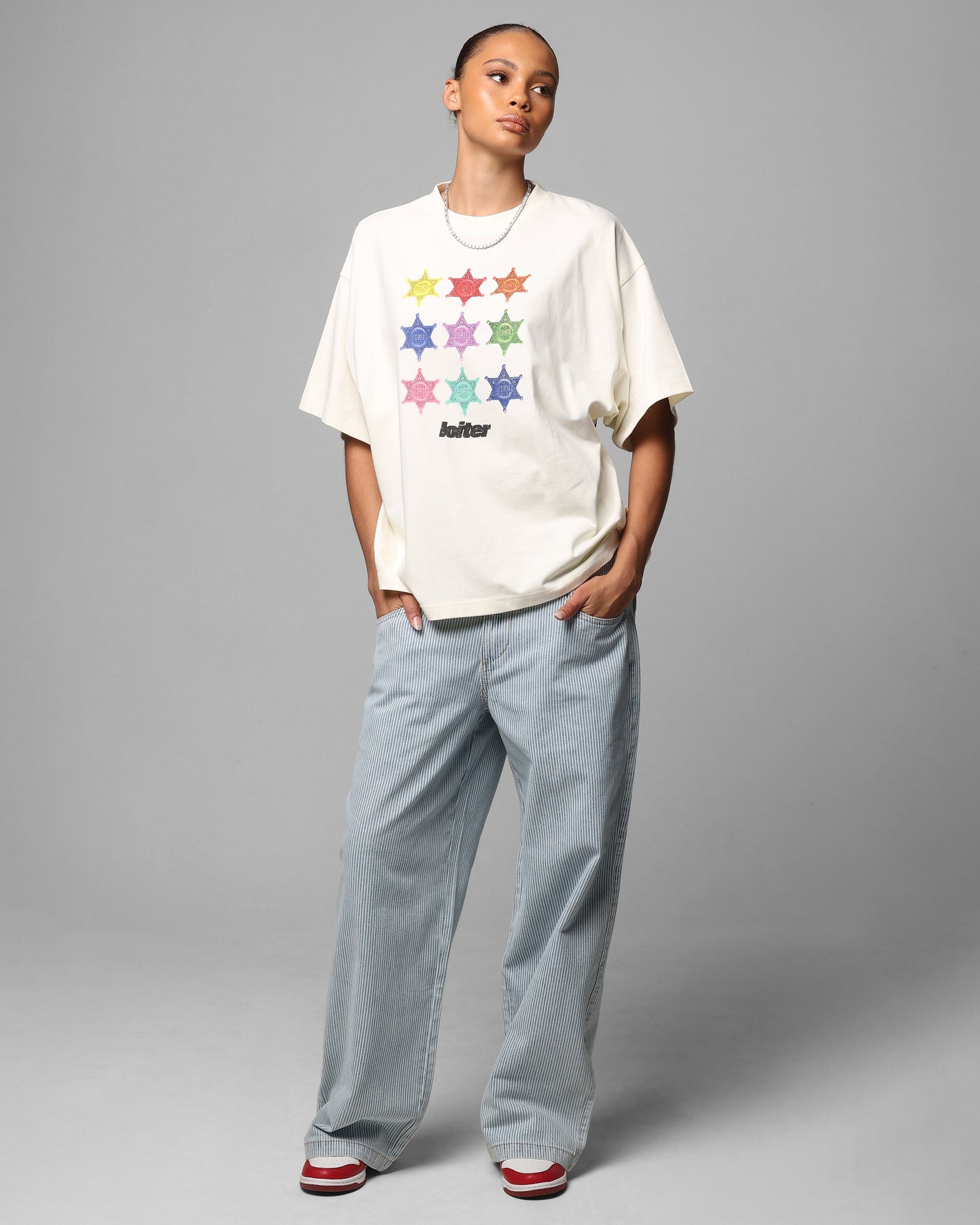 Loiter Sherif Vintage T-Shirt Off White Style001