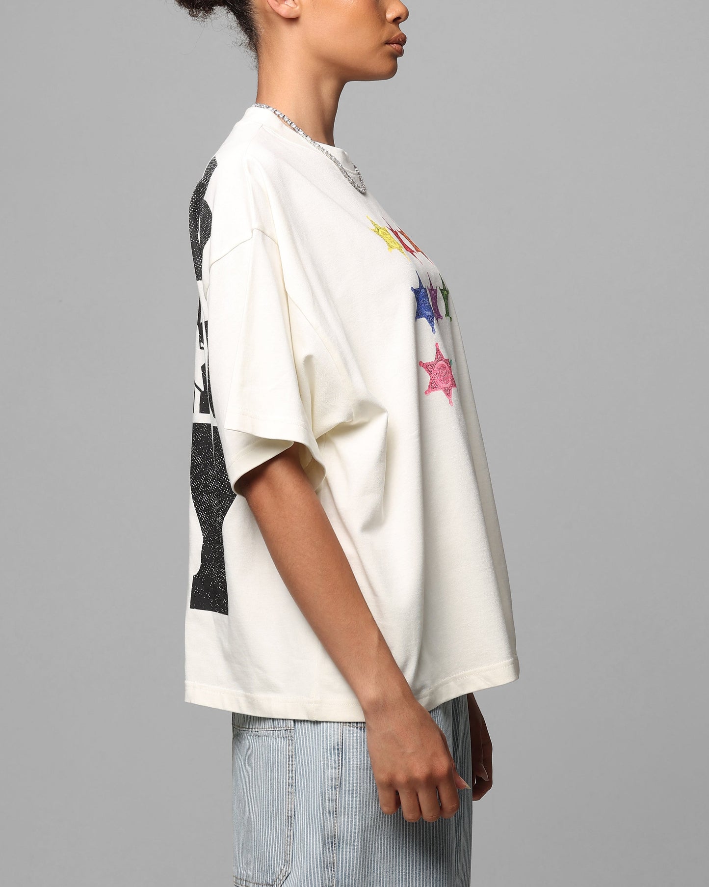 Loiter Sherif Vintage T-Shirt Off White Style001