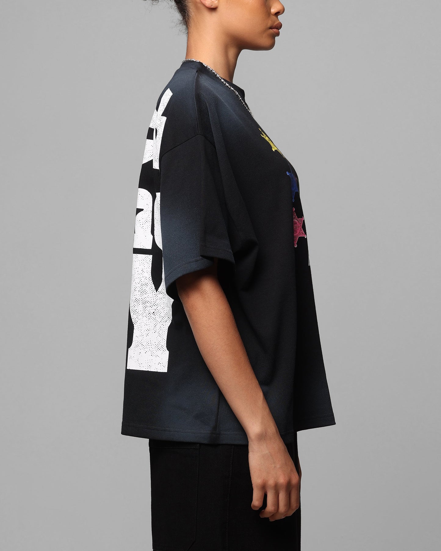 Loiter Sherif Vintage T-Shirt Washed Black Style001