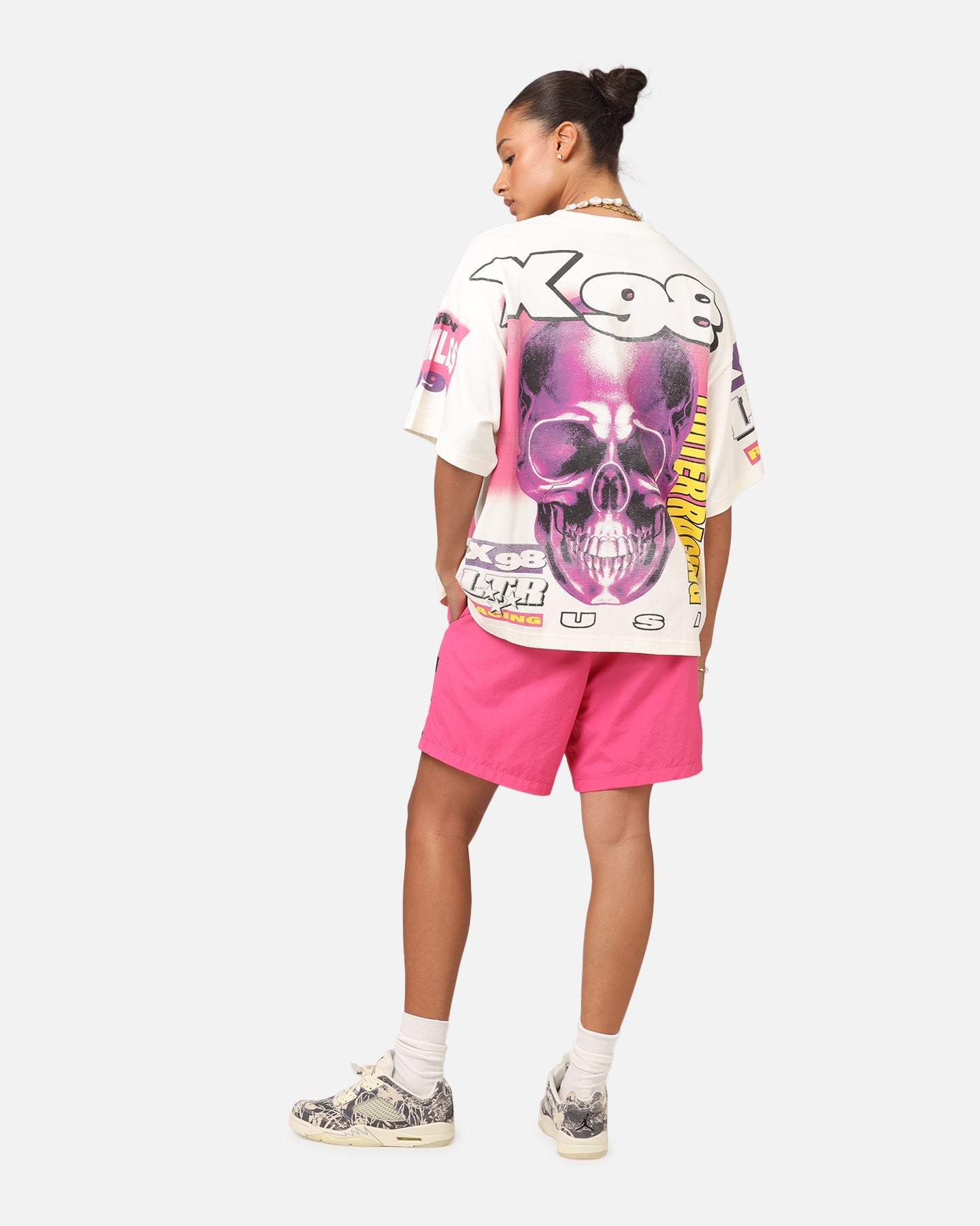 Loiter Racer Box T-Shirt Off White Style001