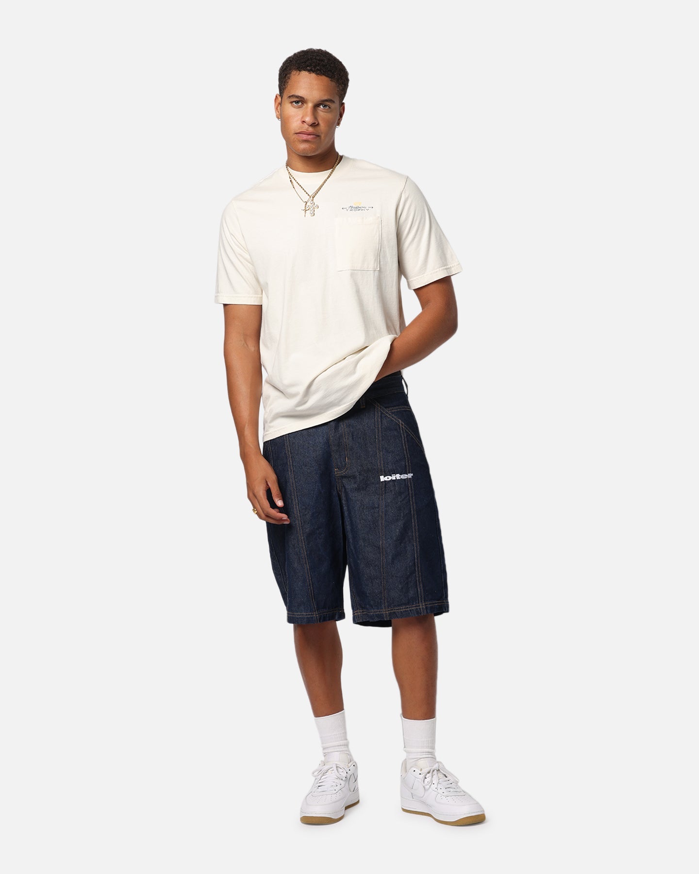 Malbon Pocket T-Shirt White