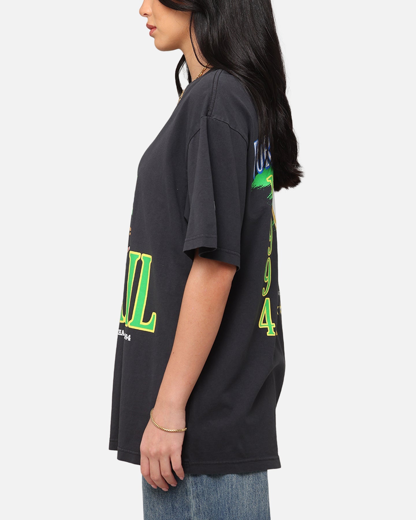Fifa FIFA Brazil 1994 World Cup T-Shirt Faded Black Style001