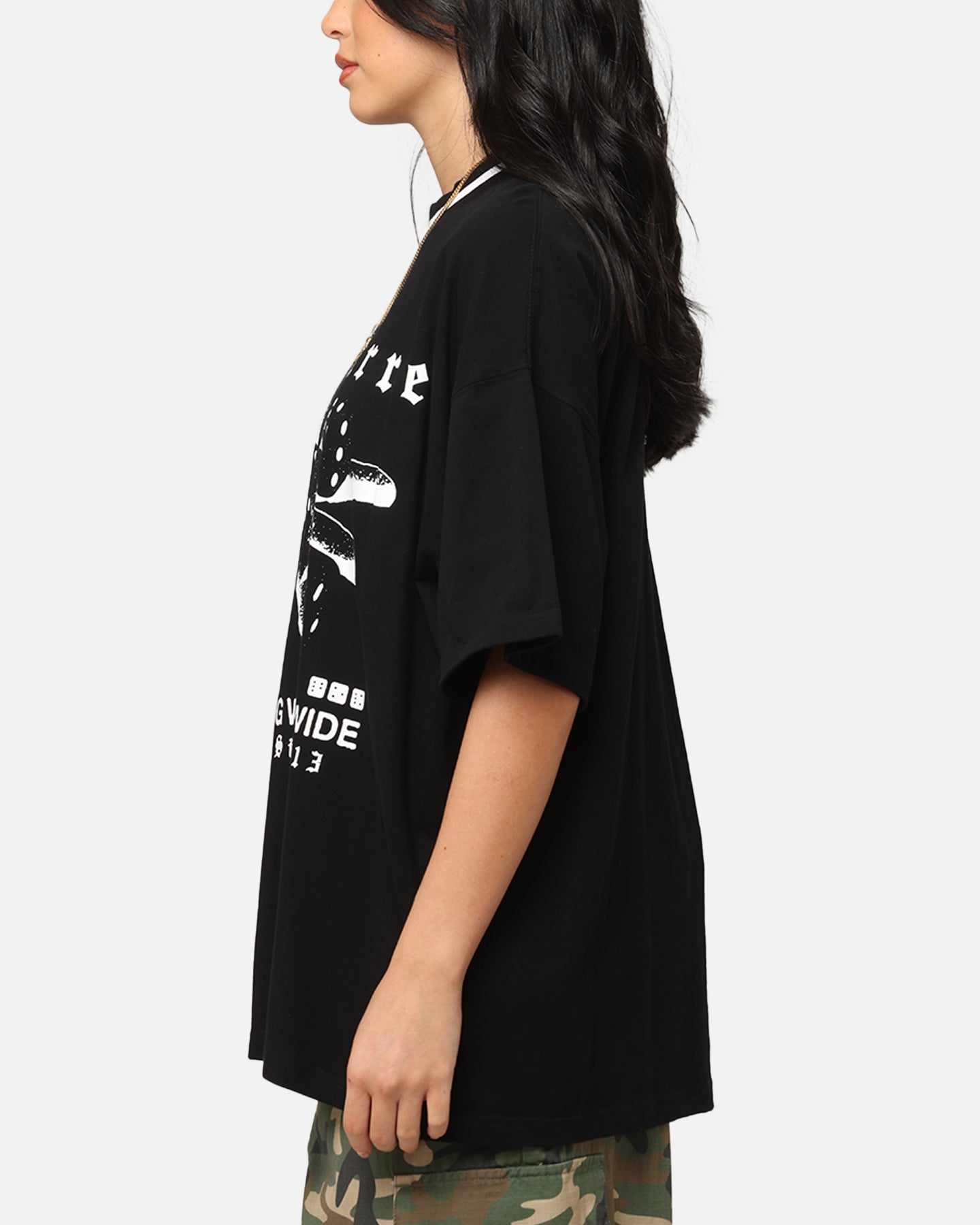 Carre Dice Club T-Shirt Black Style001