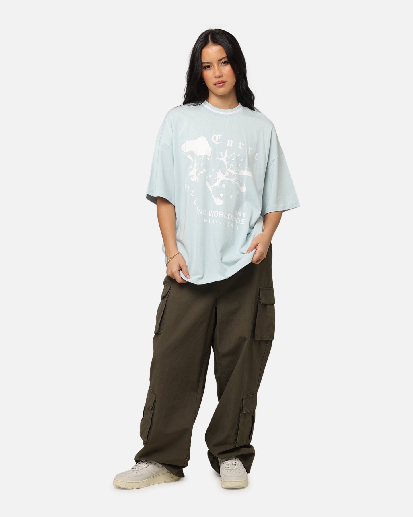 Carre Dice Club T-Shirt Light Blue Style001
