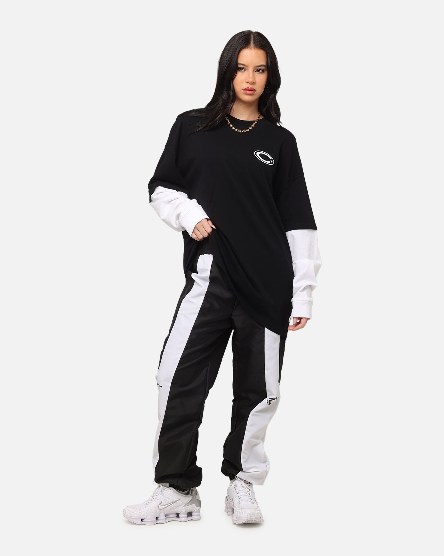 Carre C-Star Long Sleeve T-Shirt Black/White Style001