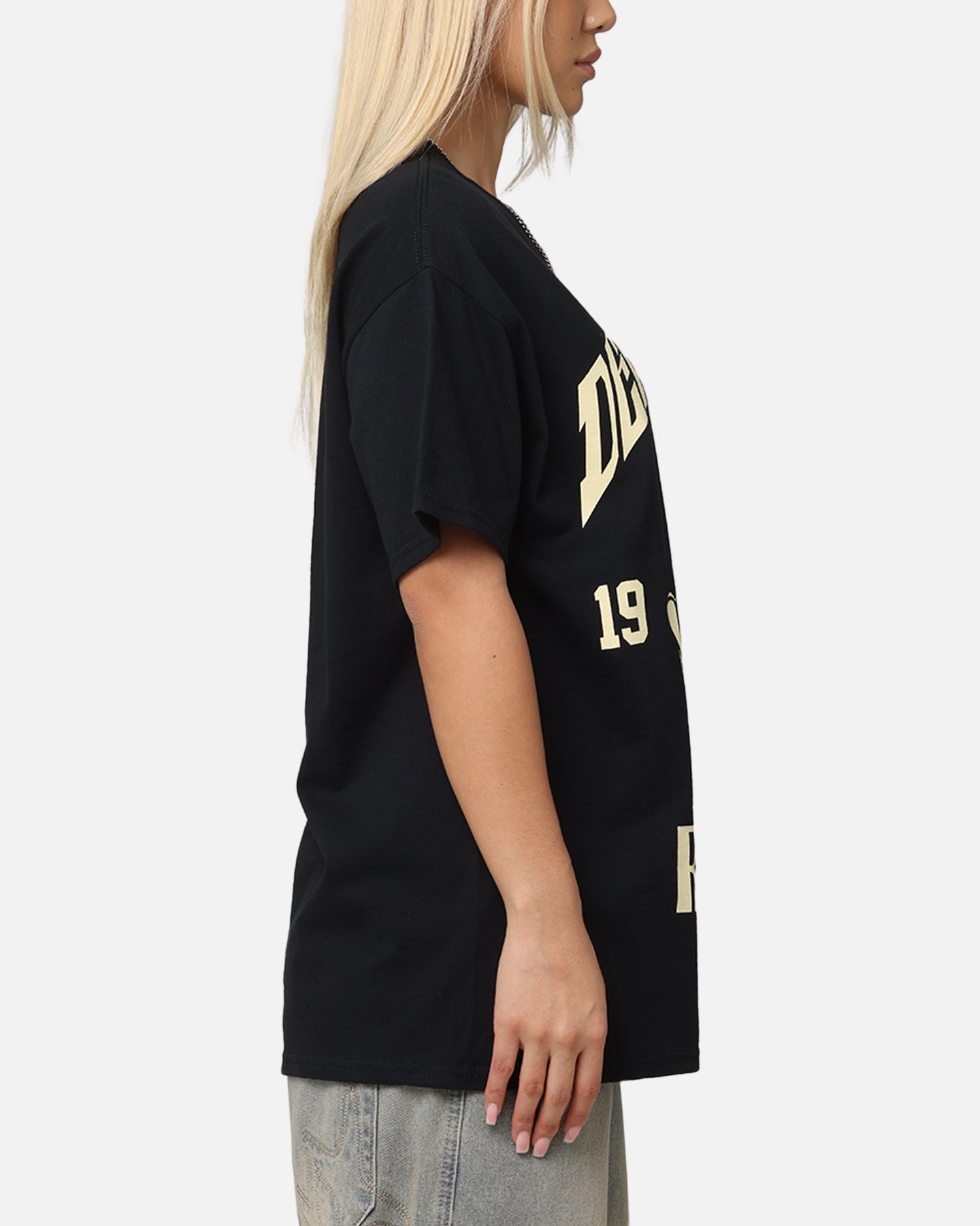 Deathrow Records LA 91 Bones T-Shirt Black Style001