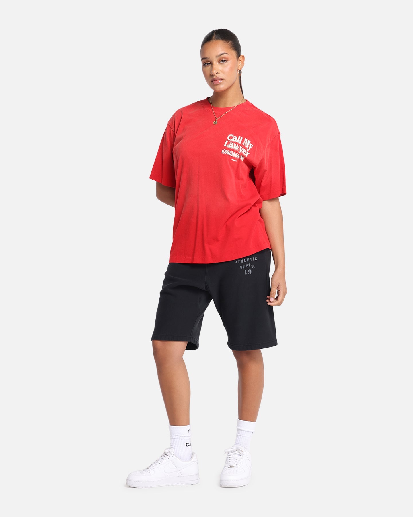 Market Call My Lawyer 3D T-Shirt Red Style001