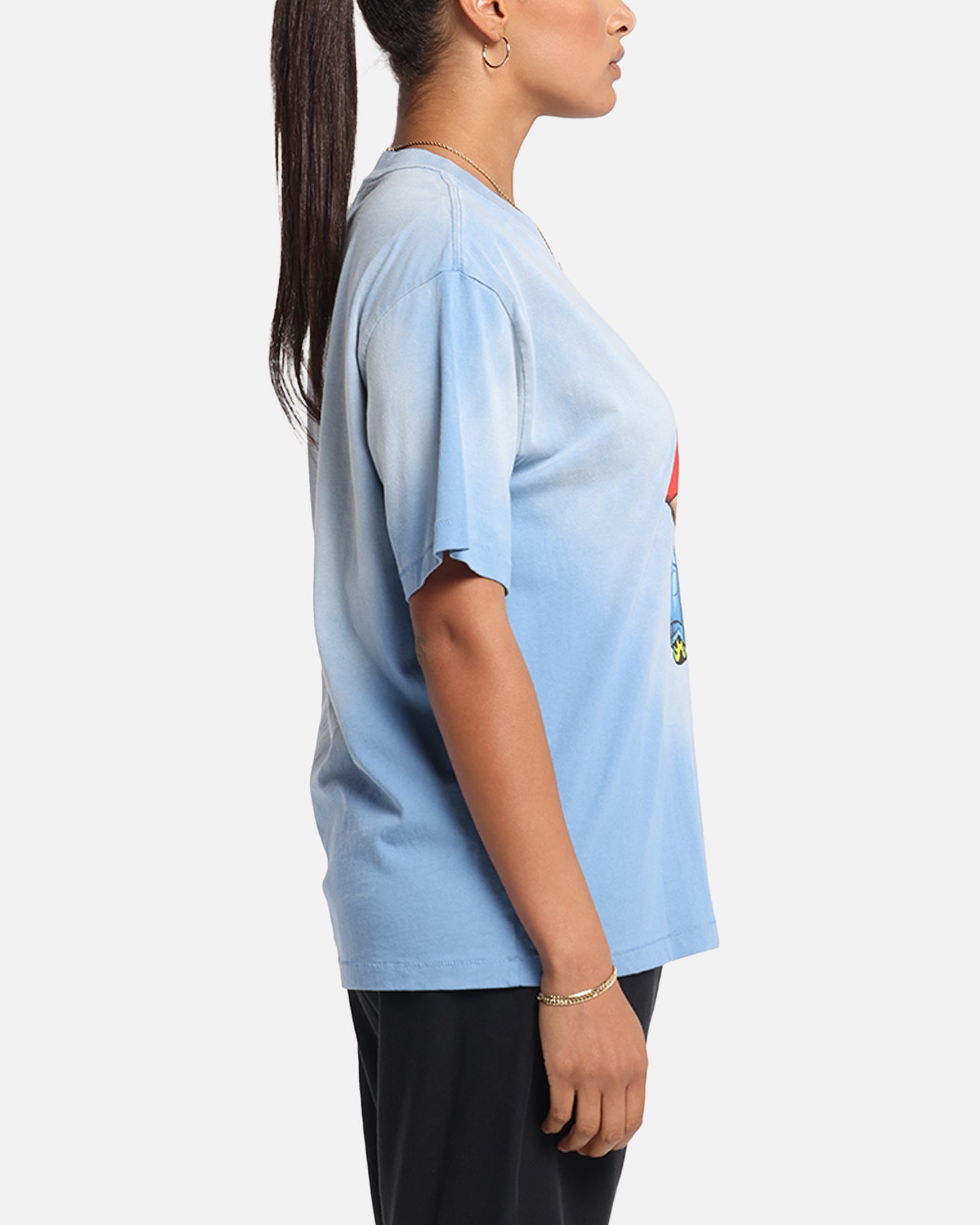 Market Fit Check Bear T-Shirt Sky Blue Style001