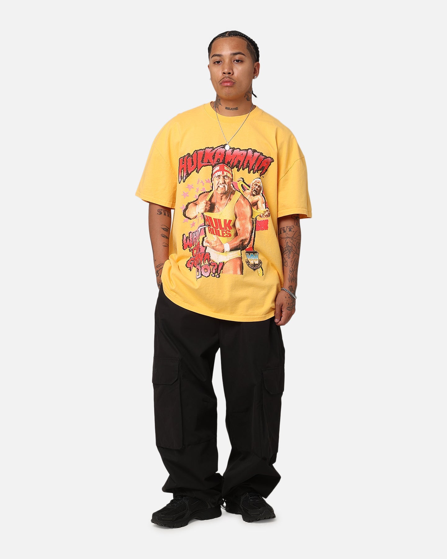 Culture Kings X WWE Hulk Hogan Hulk Heavyweight T-Shirt Yellow