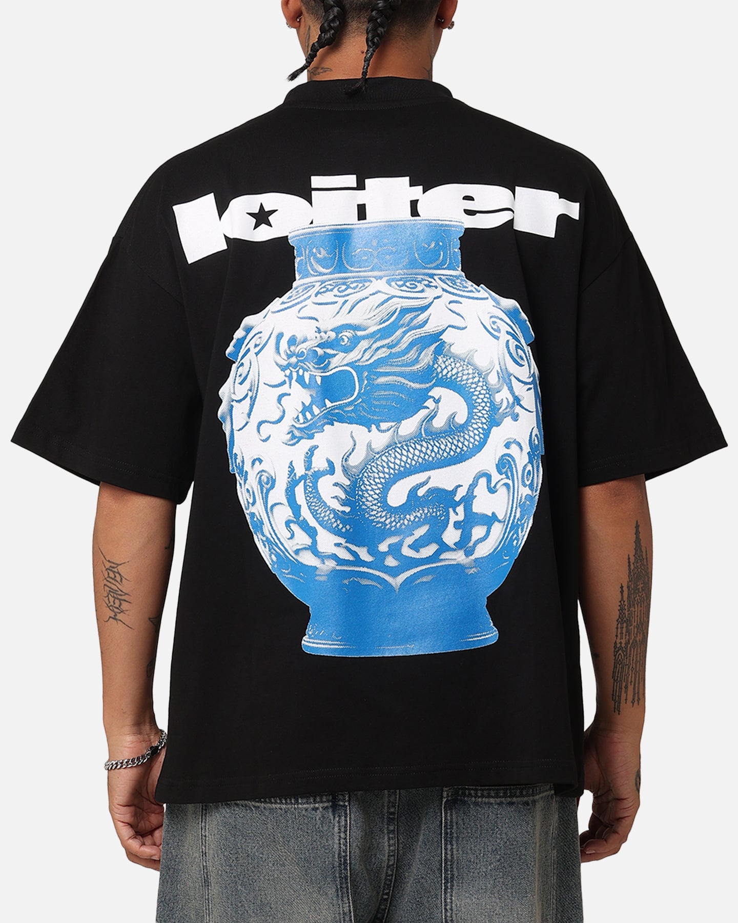Loiter Fine China T-Shirt Black