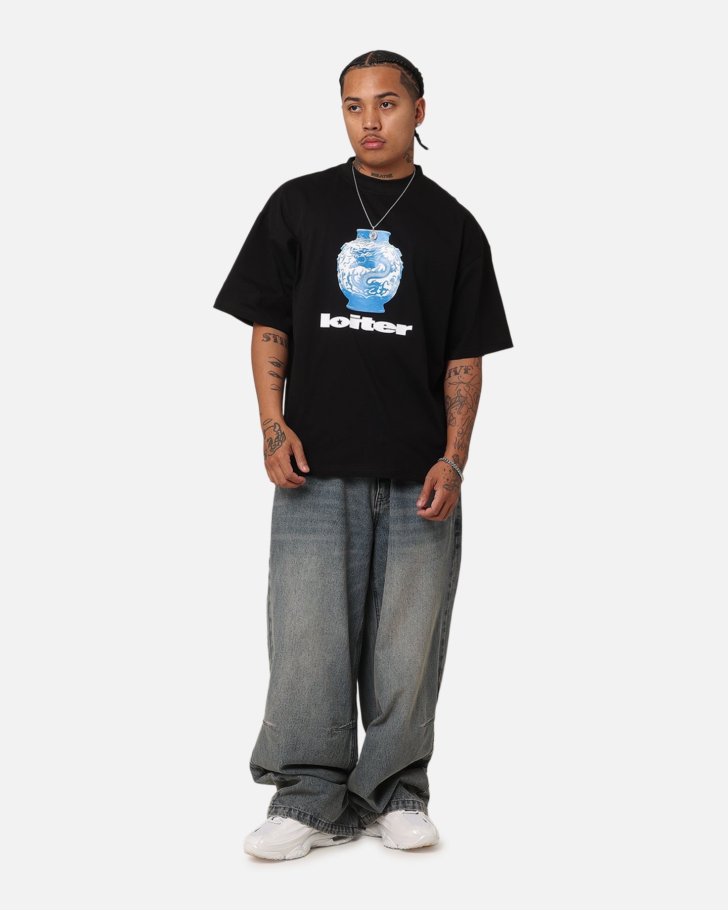 Loiter Fine China T-Shirt Black