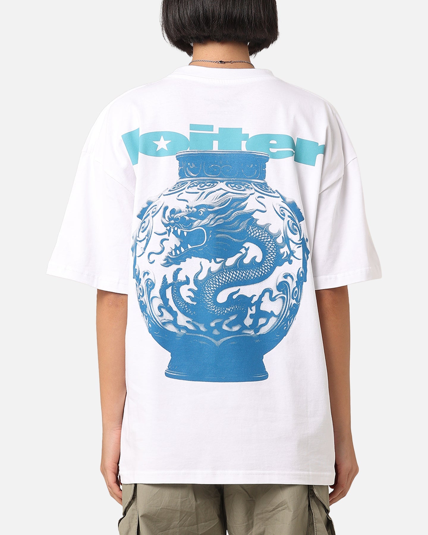 Loiter Fine China T-Shirt White Style001