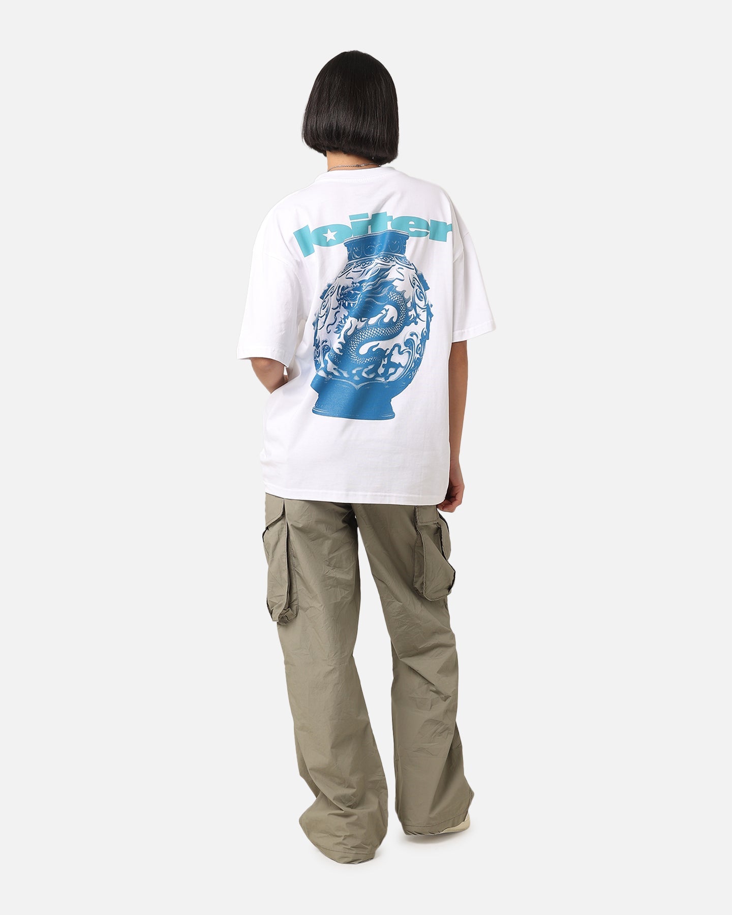 Loiter Fine China T-Shirt White Style001
