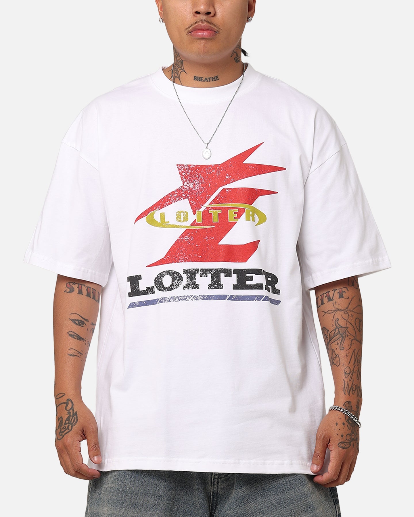 Loiter Horse Power Vintage T-Shirt White