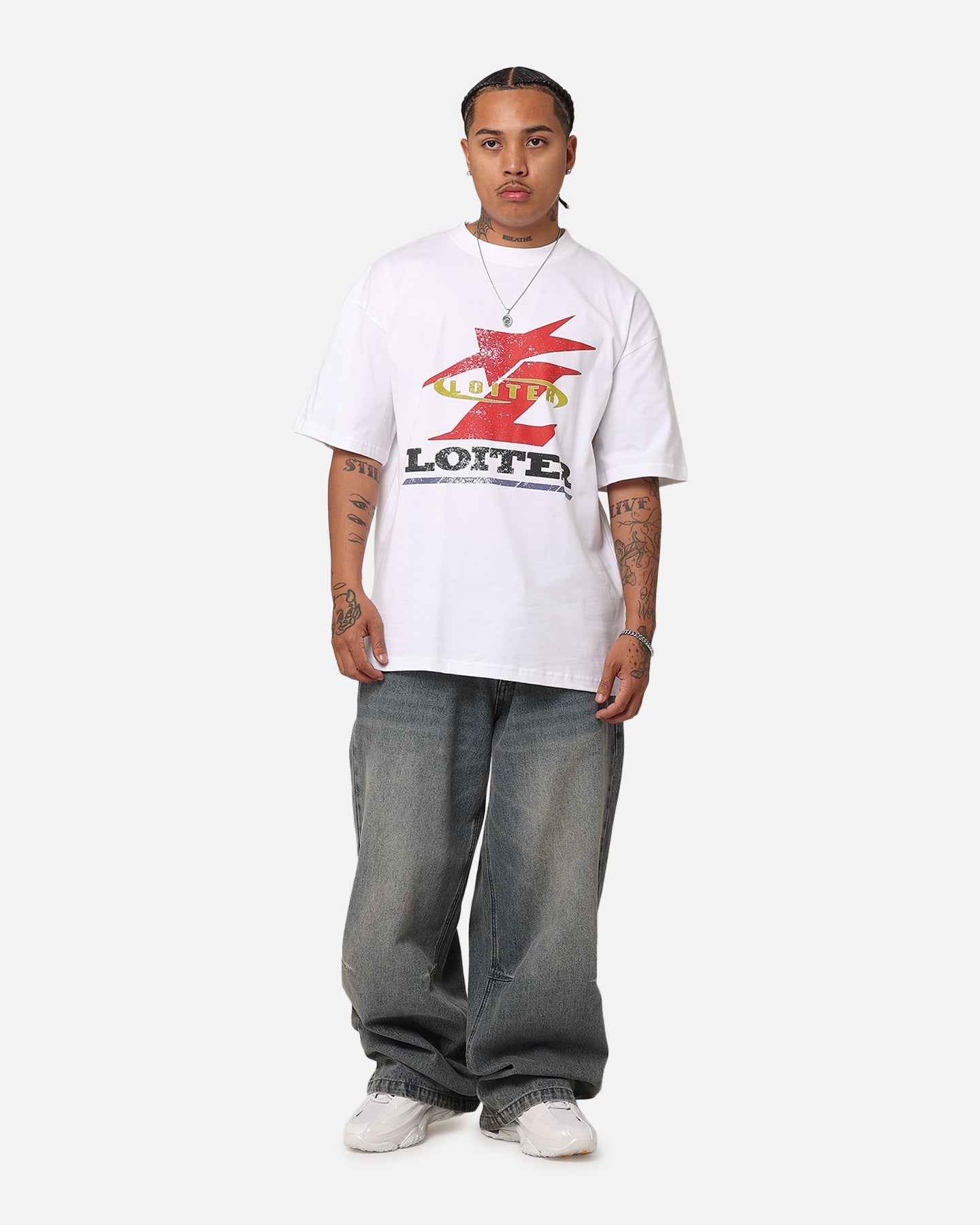 Loiter Horse Power Vintage T-Shirt White