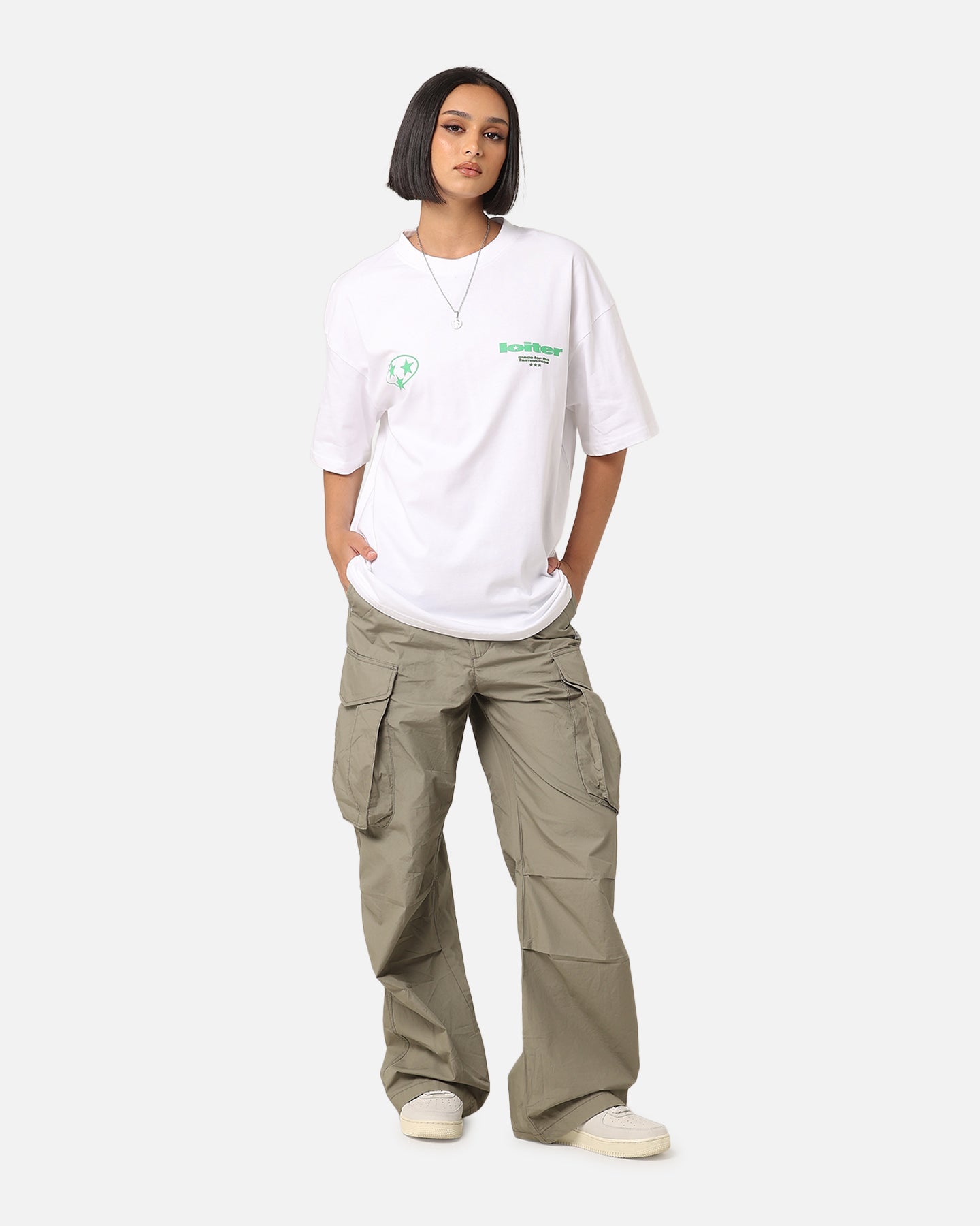 Loiter Star Child T-Shirt White Style001
