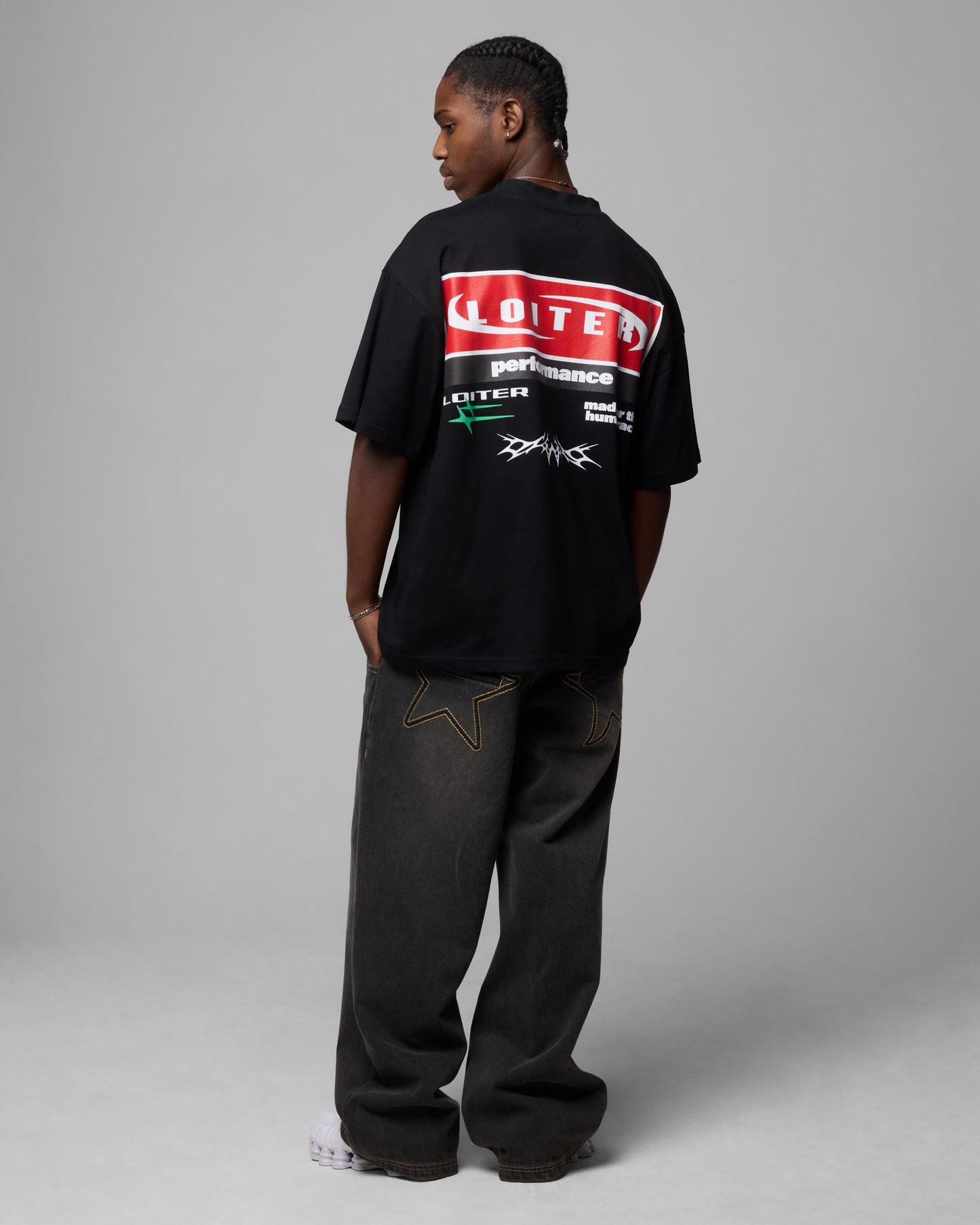 Loiter Performance T-Shirt Black