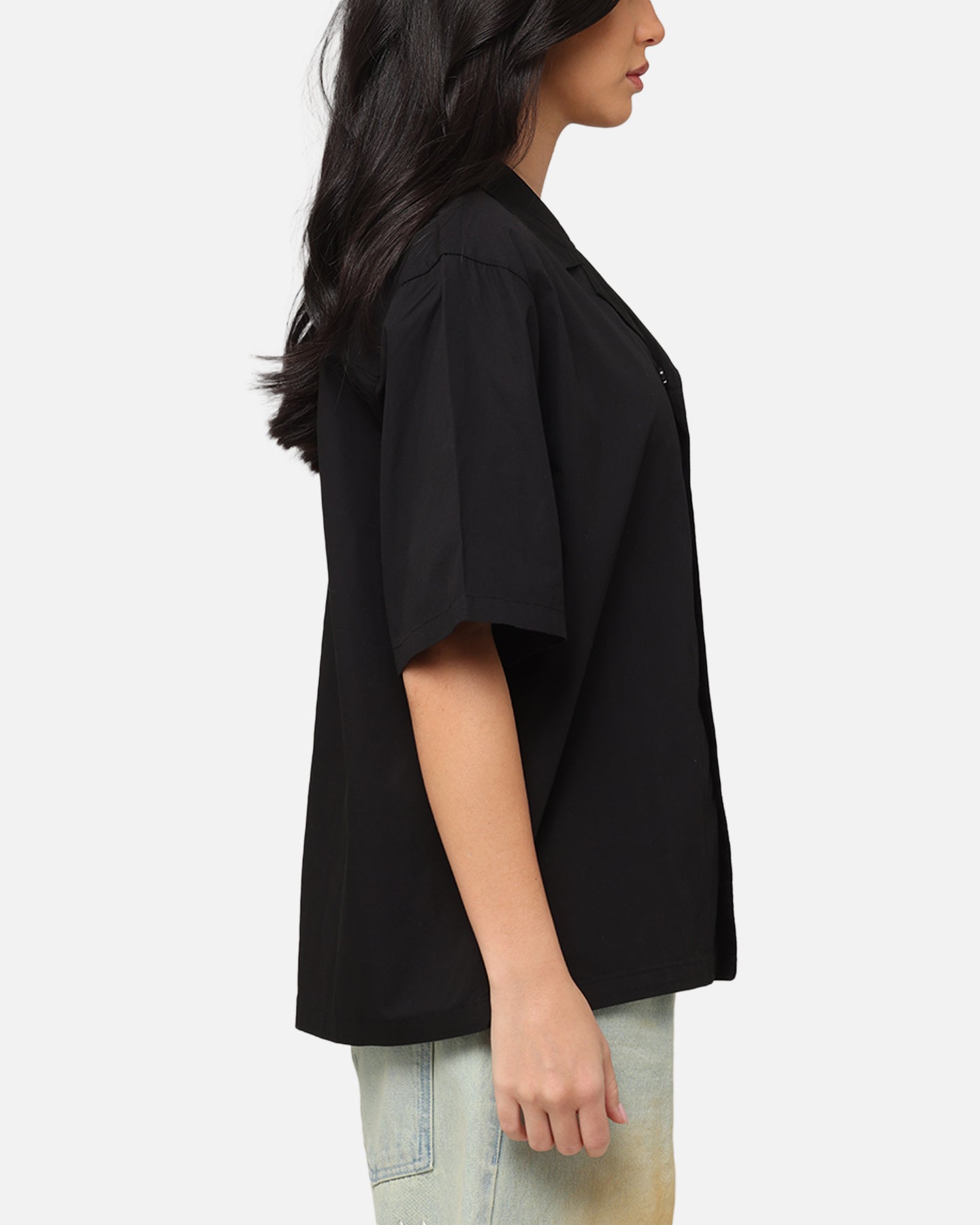 Carre Dice Club Button Up Shirt Black Style001