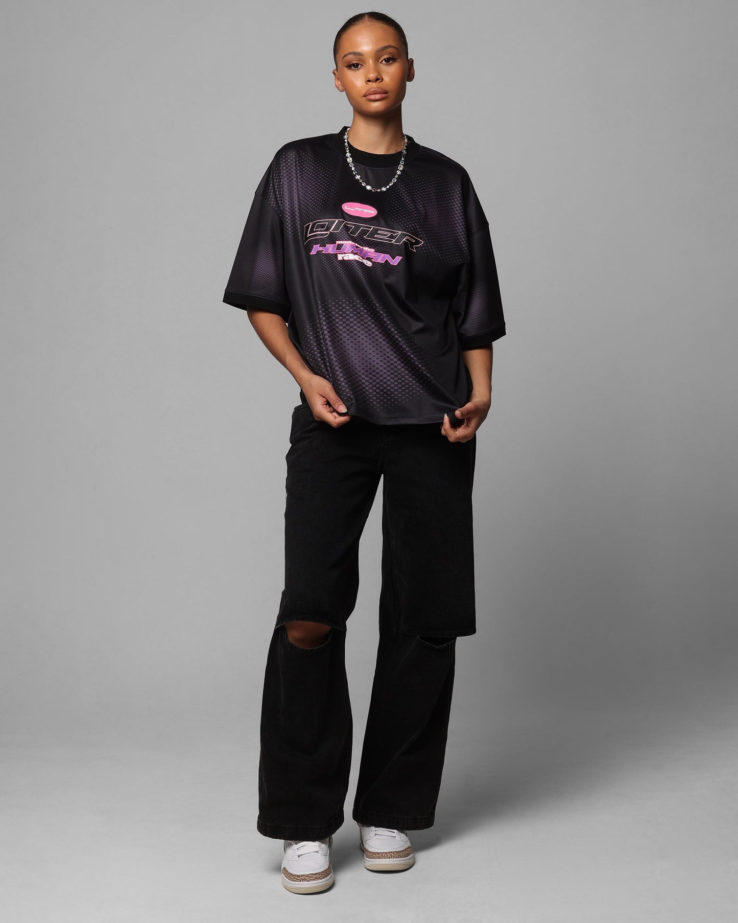Loiter Motorway Sport T-Shirt Black Style001