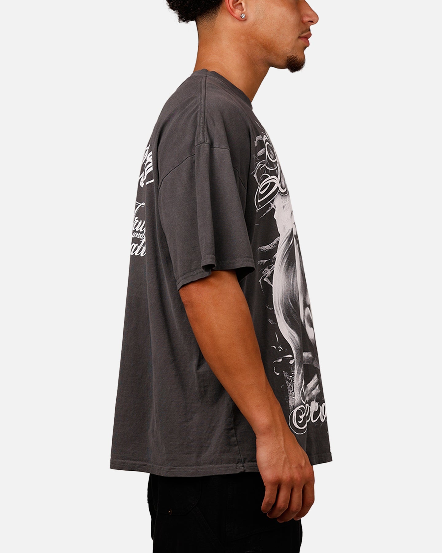 Loiter Truth And Reconciliation T-Shirt Charcoal Style001