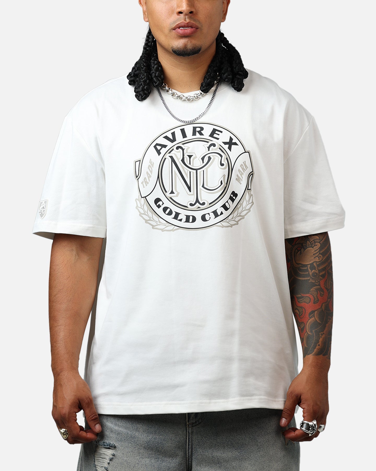 Avirex Gold Club T-Shirt Birch