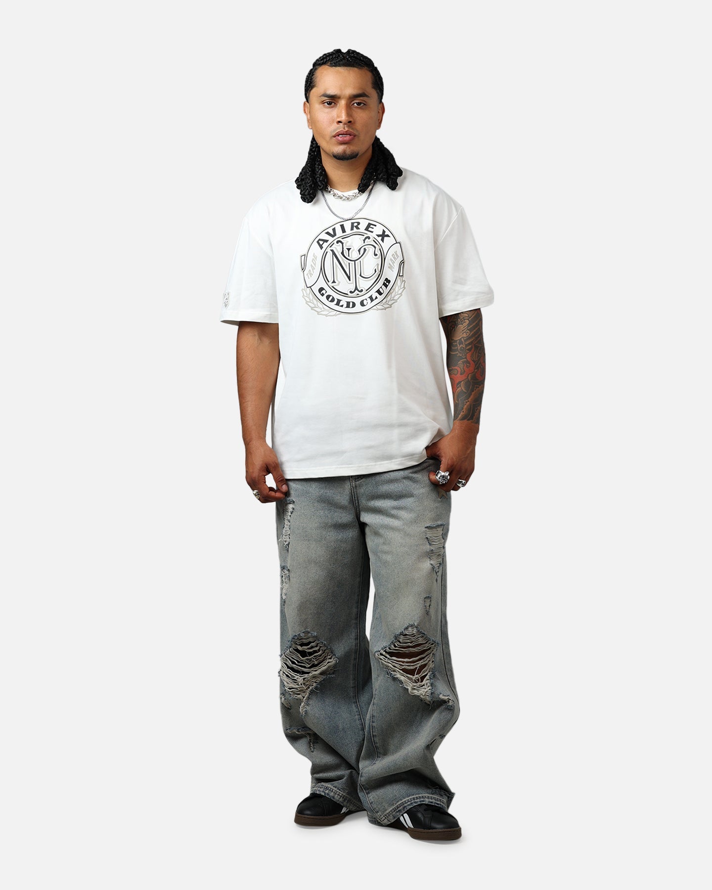 Avirex Gold Club T-Shirt Birch