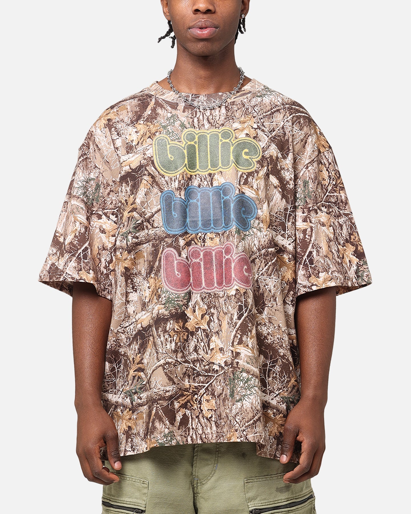 Billie Eilish Billie Billie Billie Organic Cotton T-Shirt Realtree