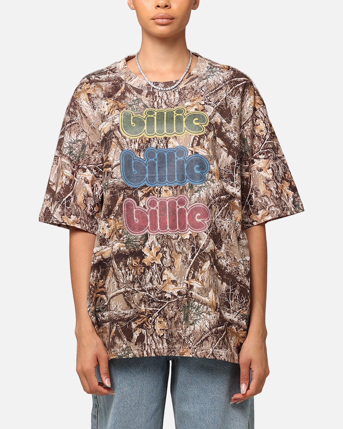 Billie Eilish Billie Billie Billie Organic Cotton T-Shirt Realtree Style001