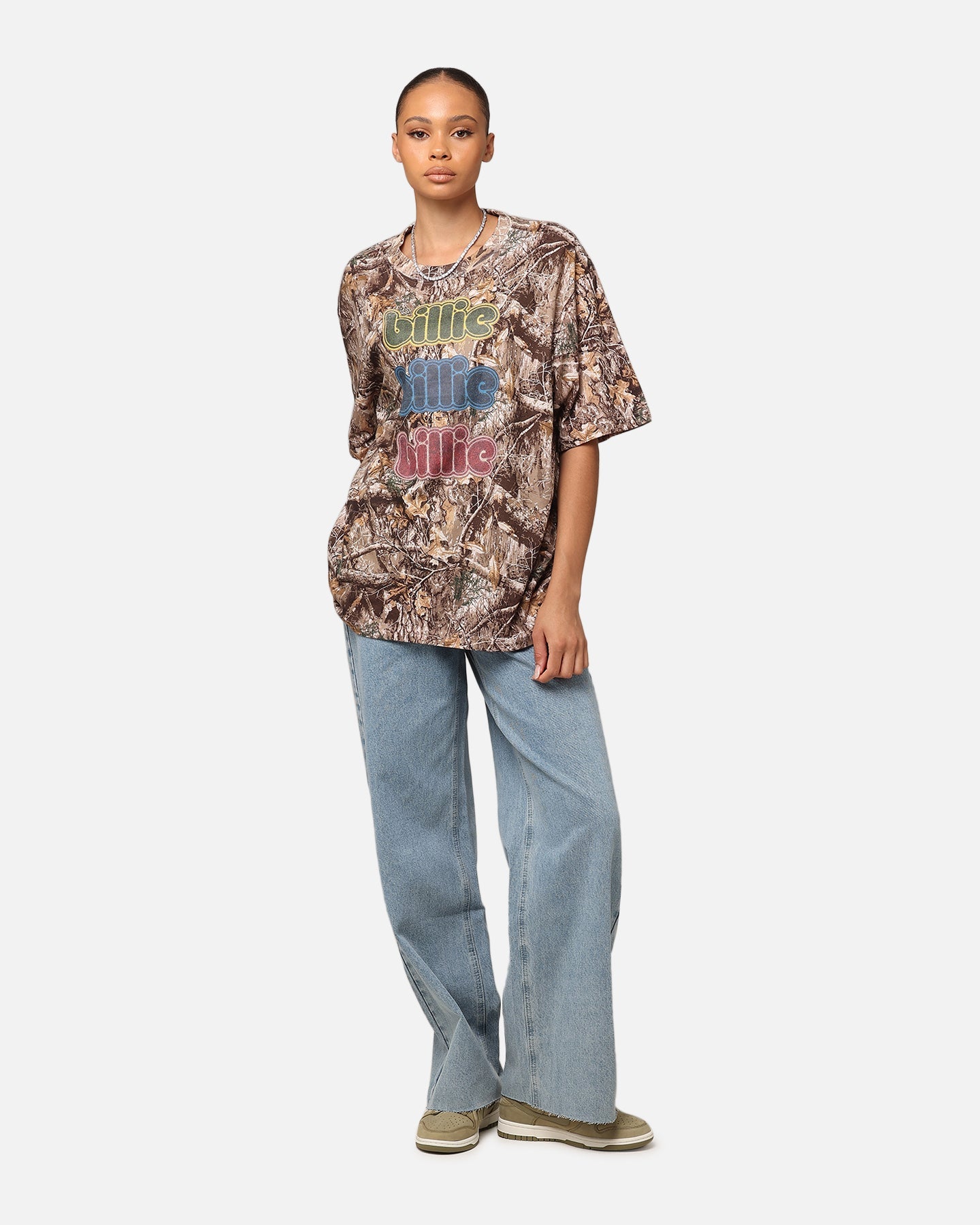Billie Eilish Billie Billie Billie Organic Cotton T-Shirt Realtree Style001