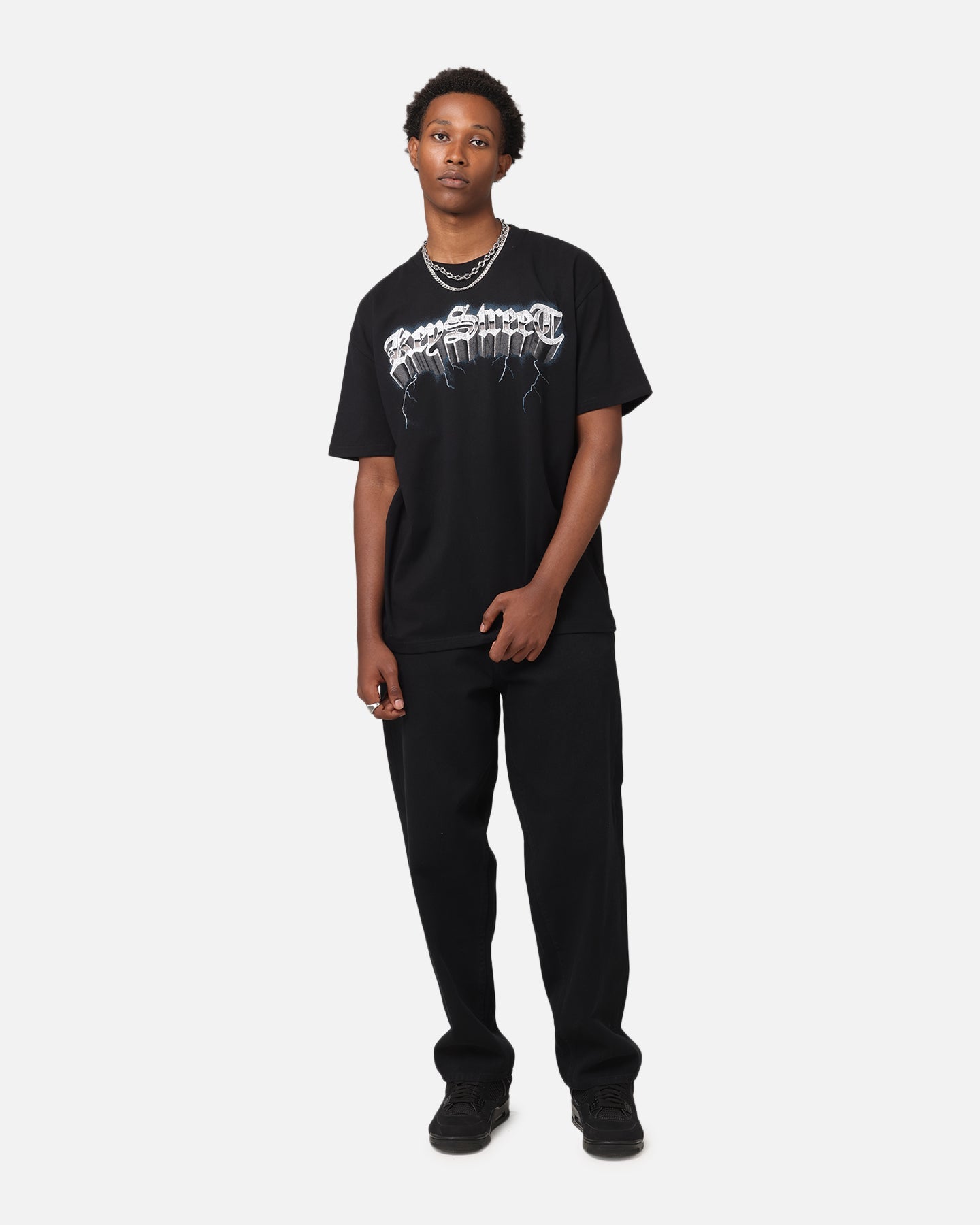 Key Street Mini Truck Vintage T-Shirt Black