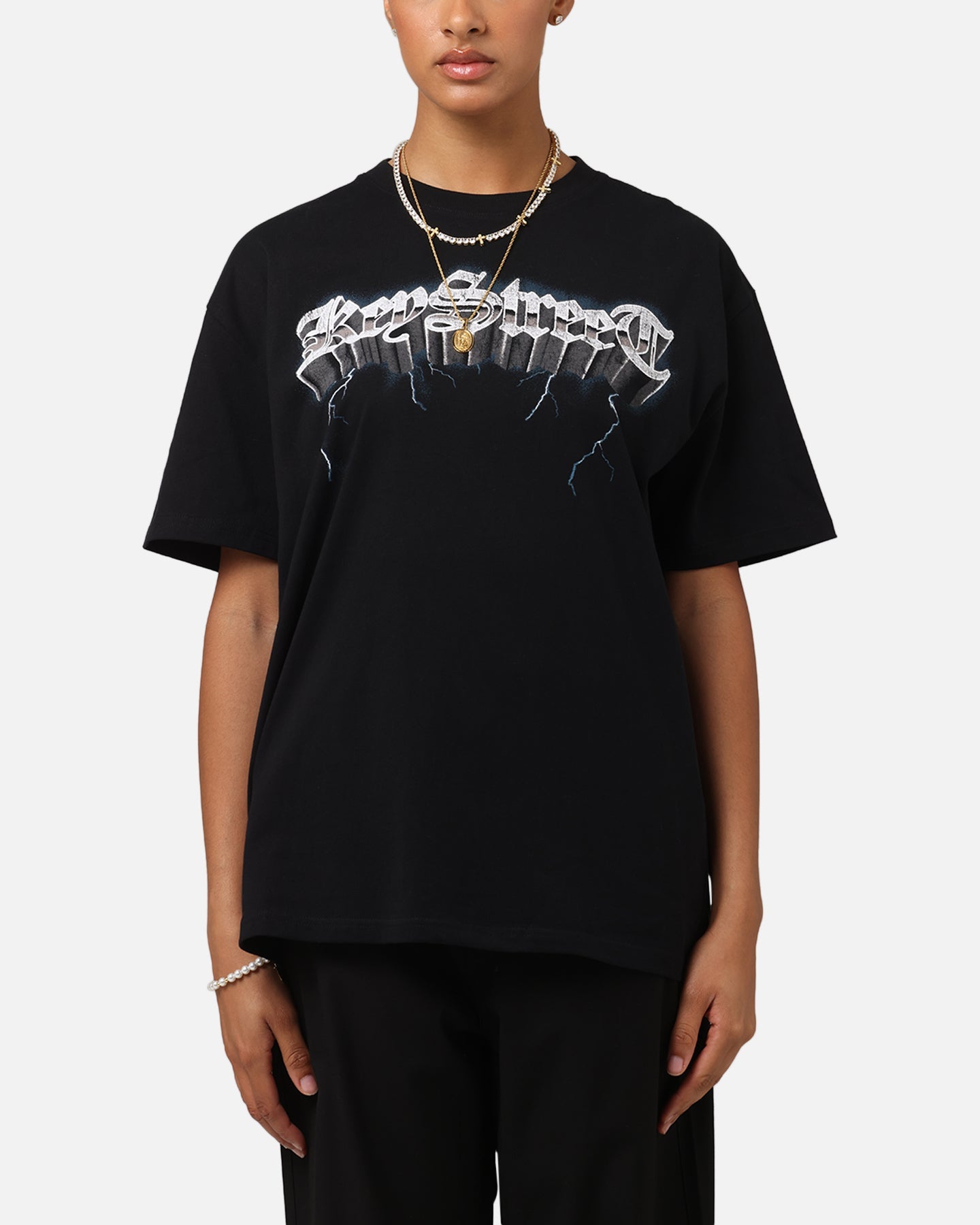 Key Street Mini Truck Vintage T-Shirt Black Style001