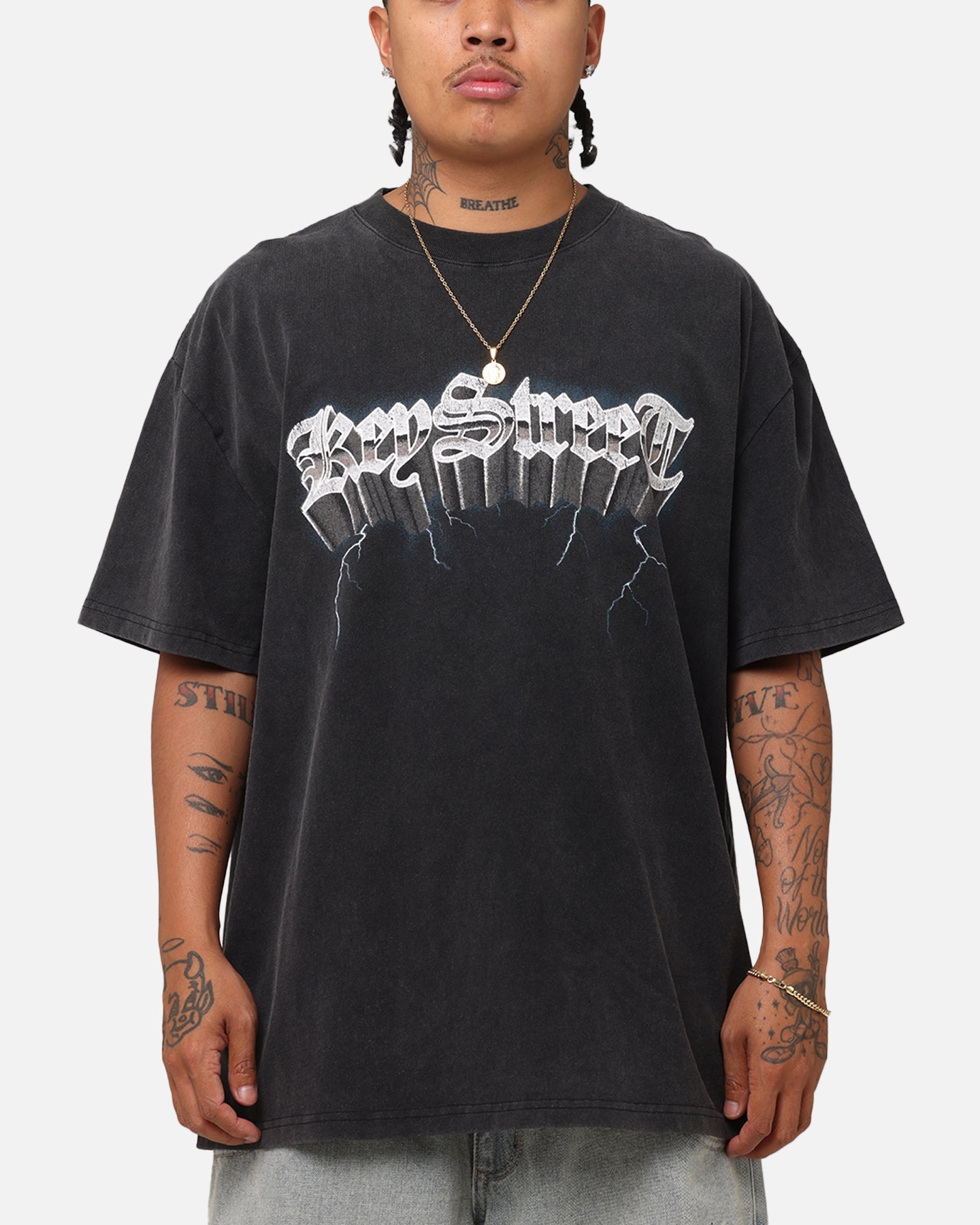 Key Street Mini Truck Vintage T-Shirt Vintage Black