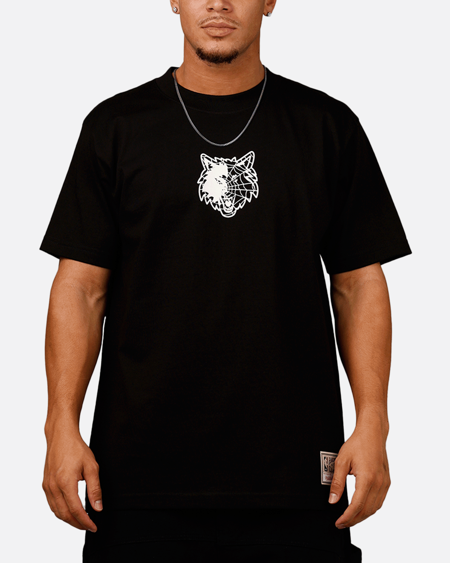 Mitchell & Ness Minnesota Timberwolves Web T-Shirt Black