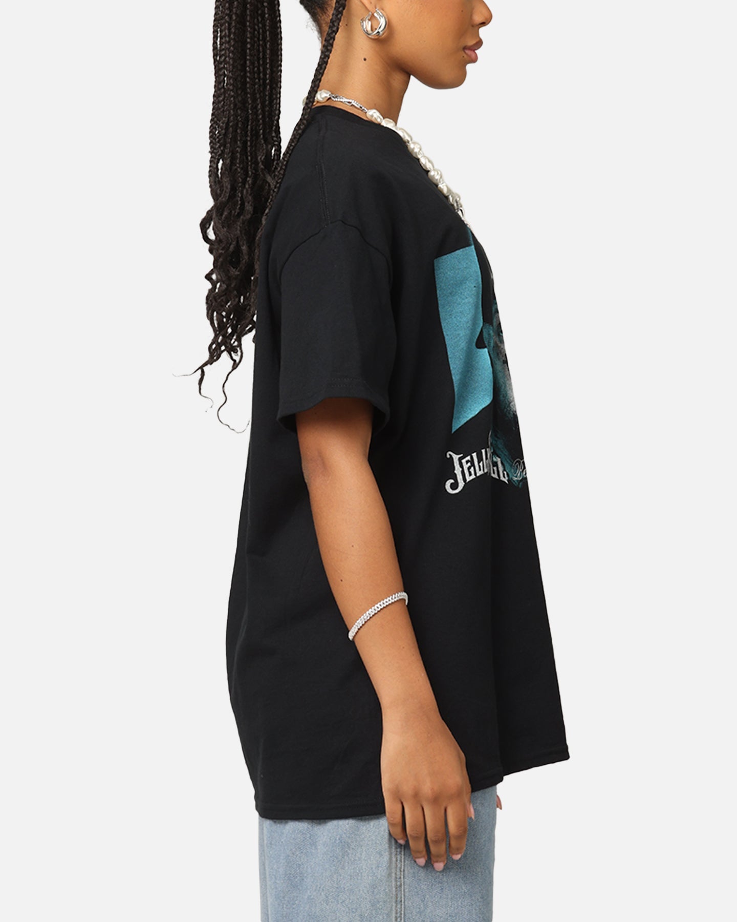 Jelly Roll Square Portrait T-Shirt Black Style001