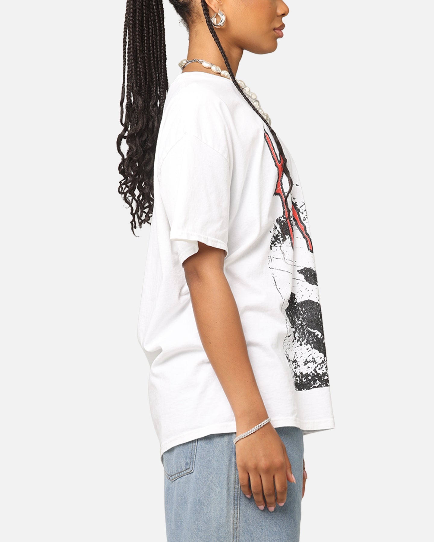 Korn Debut Xerox T-Shirt White Vintage Style001