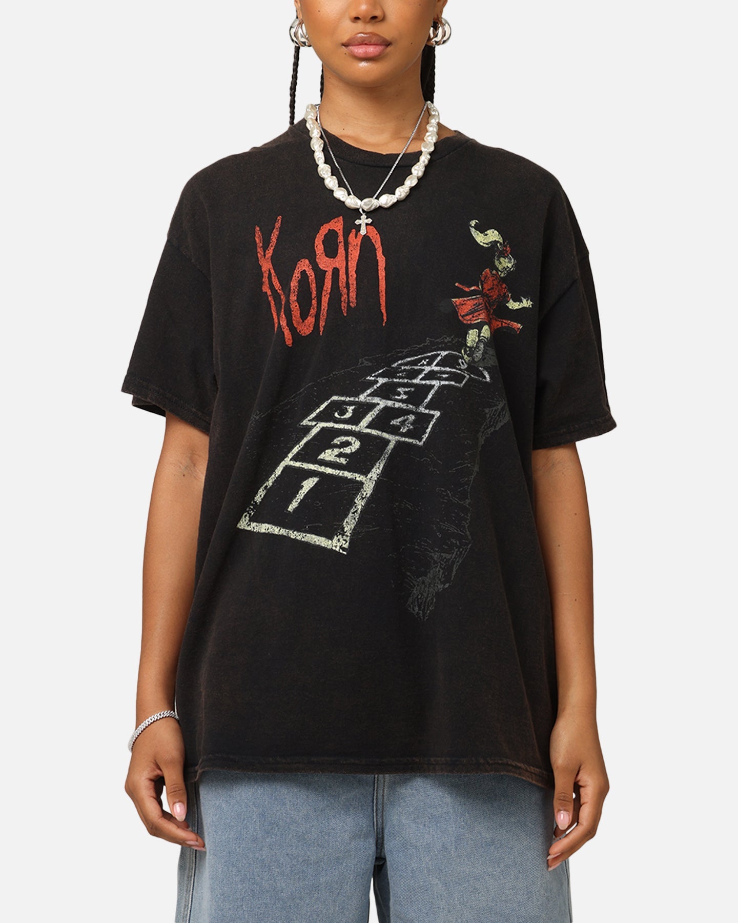 Korn Follow The Leader Anniversary T-Shirt Black Style001