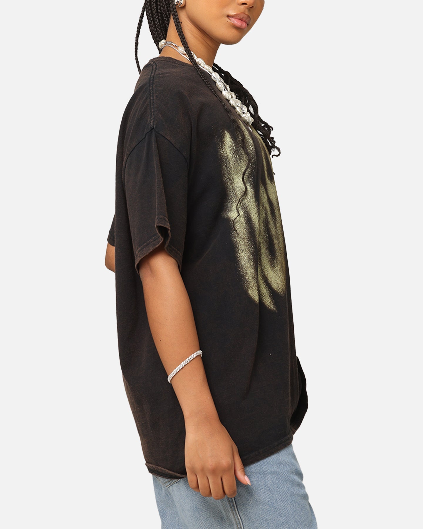 Korn Logo Noise T-Shirt Black Vintage Style001