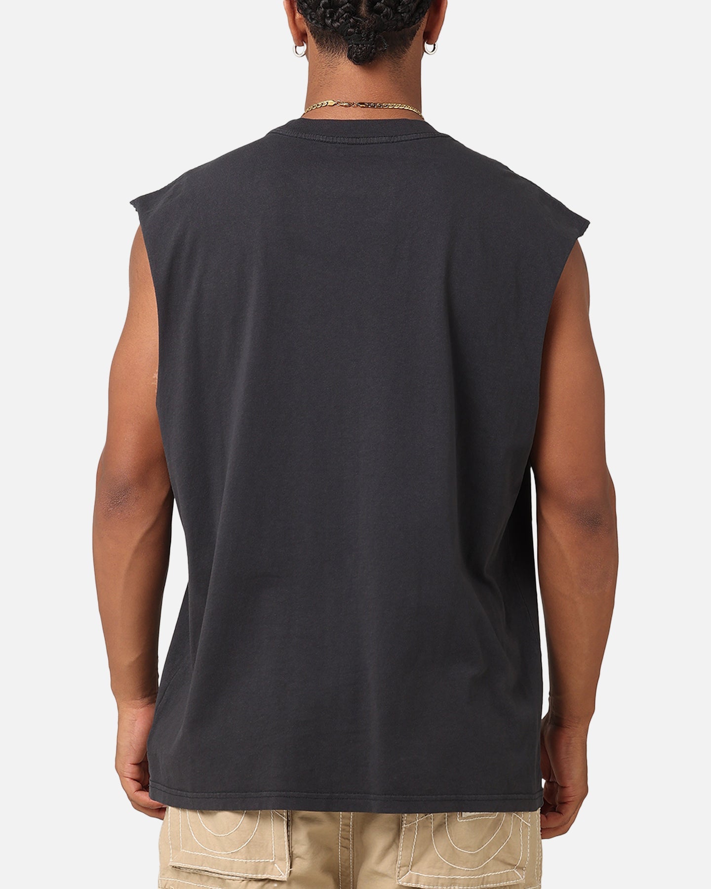 Mitchell & Ness Houston Rockets Triad Muscle T-Shirt Faded Black