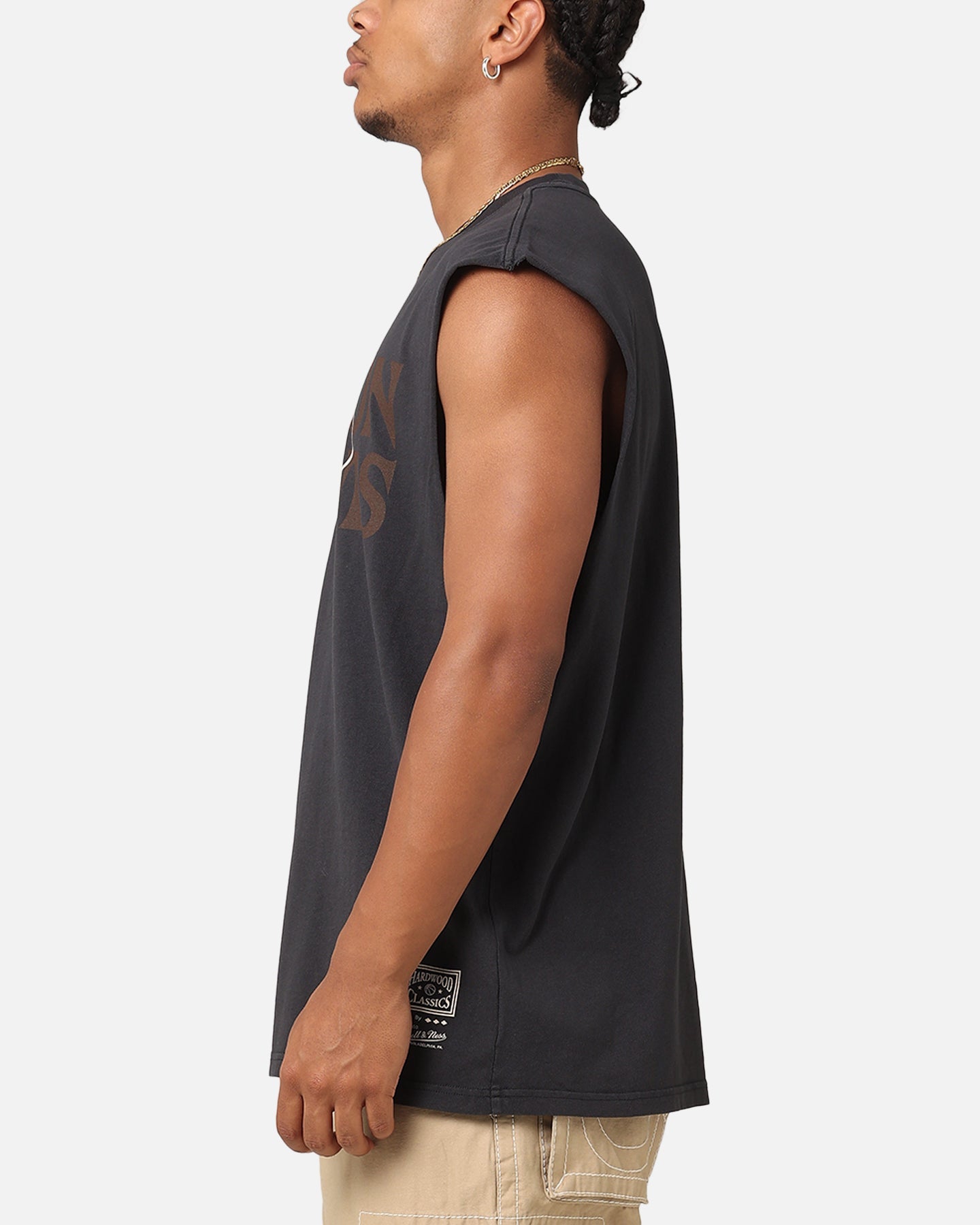 Mitchell & Ness Houston Rockets Triad Muscle T-Shirt Faded Black