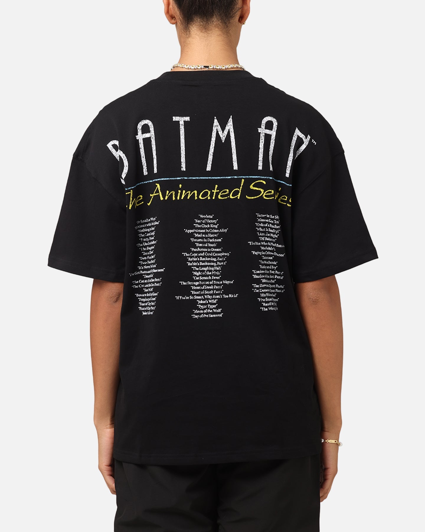 American Thrift X DC 1993 Batman Vintage T-Shirt Black Style001