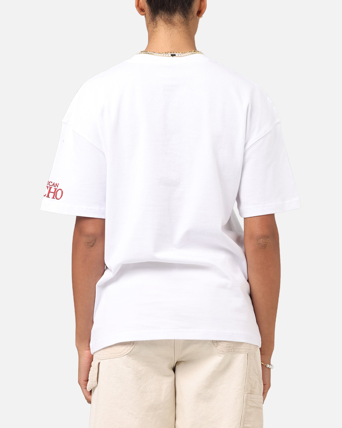 Goat Crew X American Psycho American Psycho T-Shirt White Style001